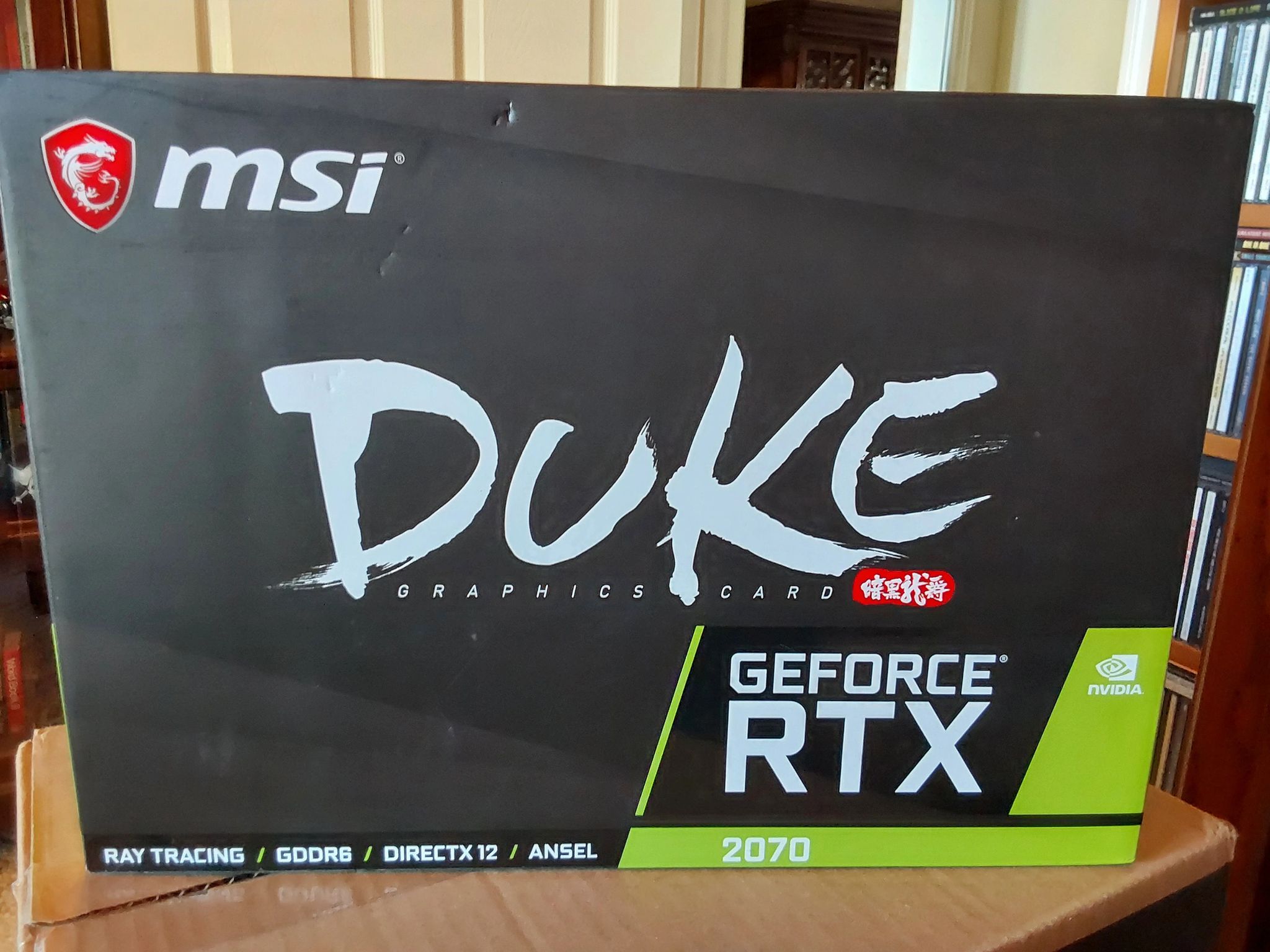 MSI GeForce RTX 2700 DUKE 8G OC 256-Bit GDDR6 PCI Express 3.0 x16 HDCP Ready Video Card