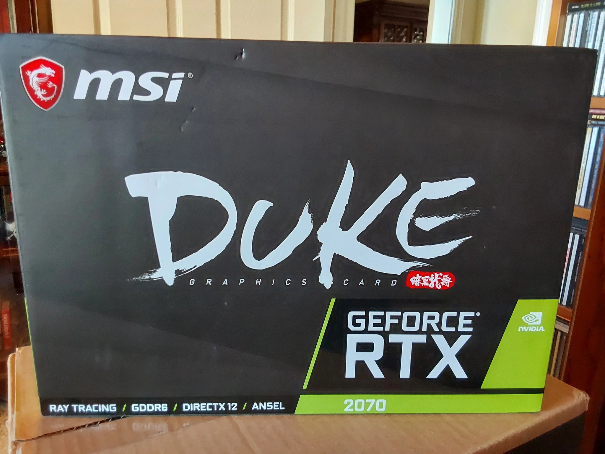 MSI GeForce RTX 2700 DUKE 8G OC 256-Bit GDDR6 PCI Express 3.0 x16 HDCP Ready Video Card