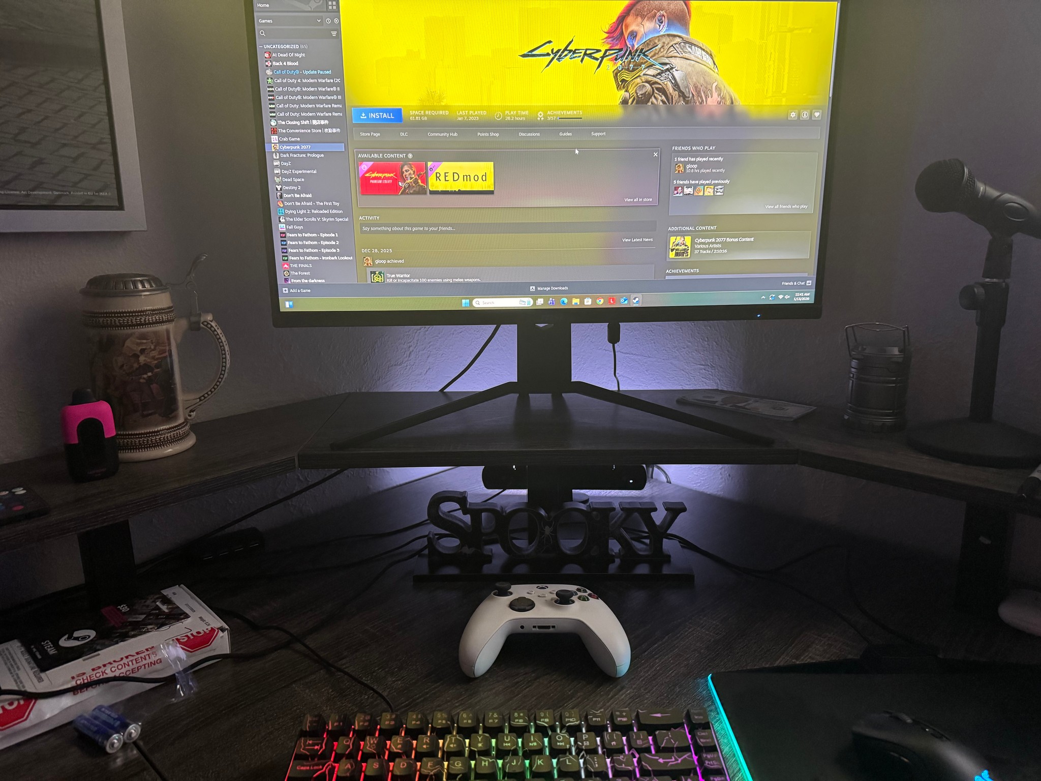 Lenovo Legion T5 tower) RTX 2070 Super, 16GB RAM, 1TB SSD, i7GEN10, etc.