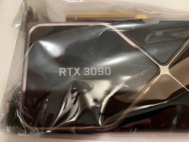 NVIDIA GeForce RTX 3090 Founders Edition Dual Fan 24GB GDDR6X PCIe 4.0 Graphics Card