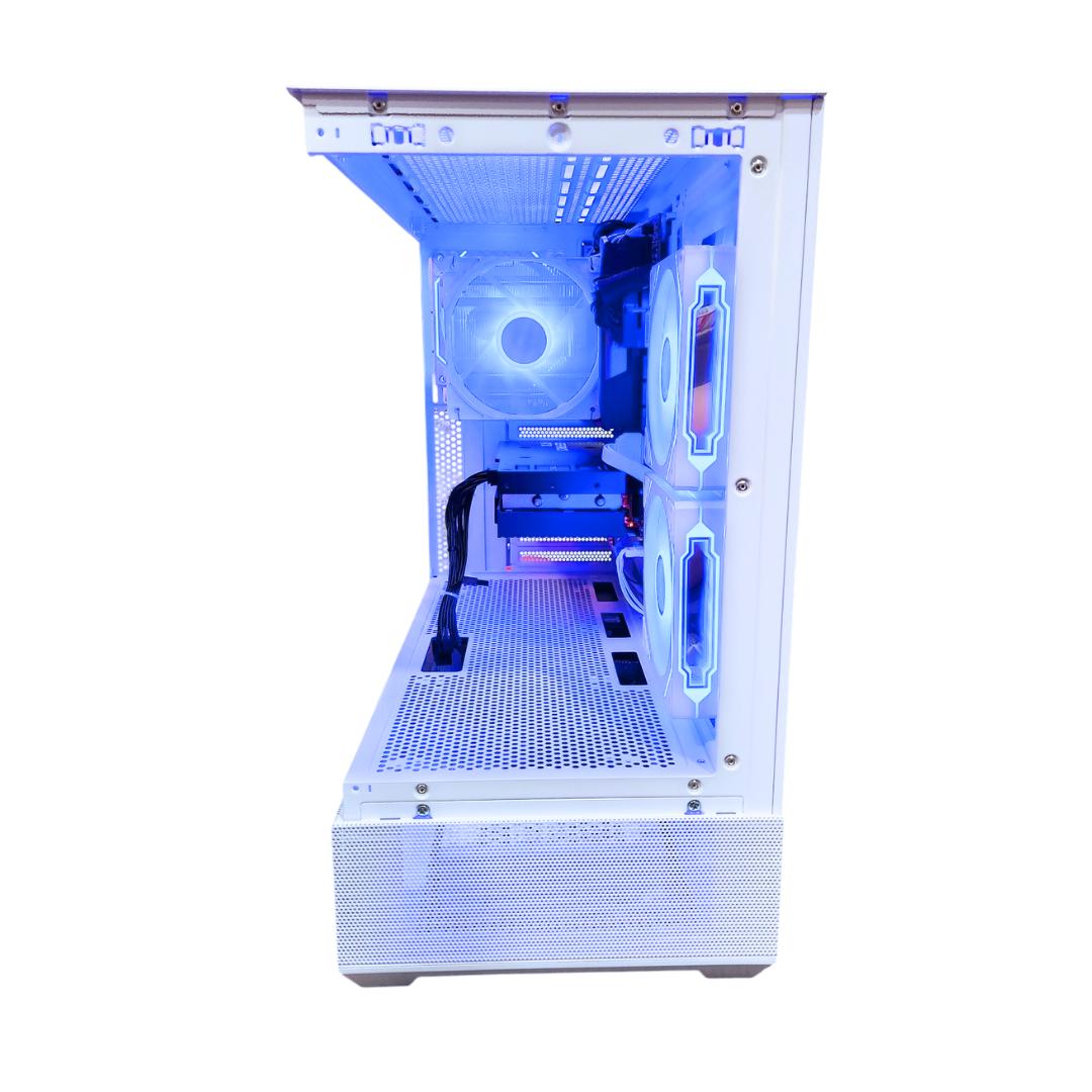 🏔 Frost❄️: RTX 4070 12GB | Ryzen 7500F | 32GB DDR5 RAM | 1TB SSD | 4 RGB Fans | White RGB Gaming PC