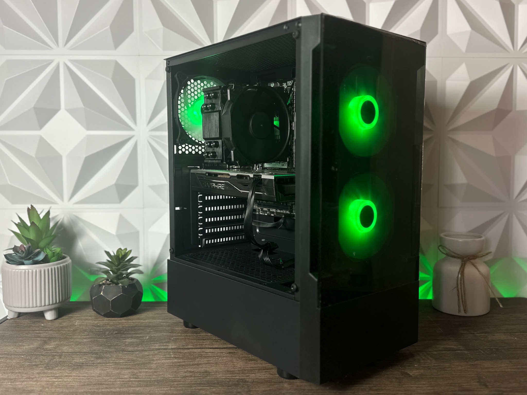 🤖GAMING PC🟣 | 1080P | i5 7600 | RX580 8GB | 16GB DDR4 | 512GB M.2 SSD | FULL ARGB! |