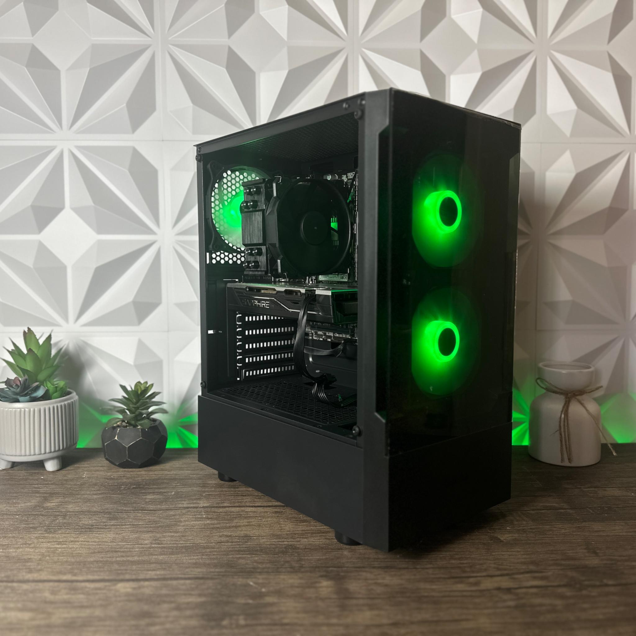 🤖GAMING PC🟣 | 1080P | i5 7600 | RX580 8GB | 16GB DDR4 | 512GB M.2 SSD | FULL ARGB! |