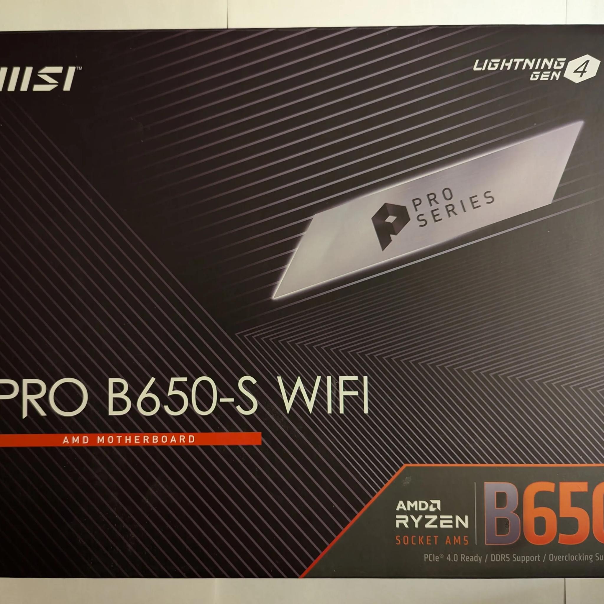 AMD Ryzen 5 7600X + MSI Pro B650-S WIFI + G.Skill Flare X5 32GB DDR5 6000MT/s Bundle All Brand New