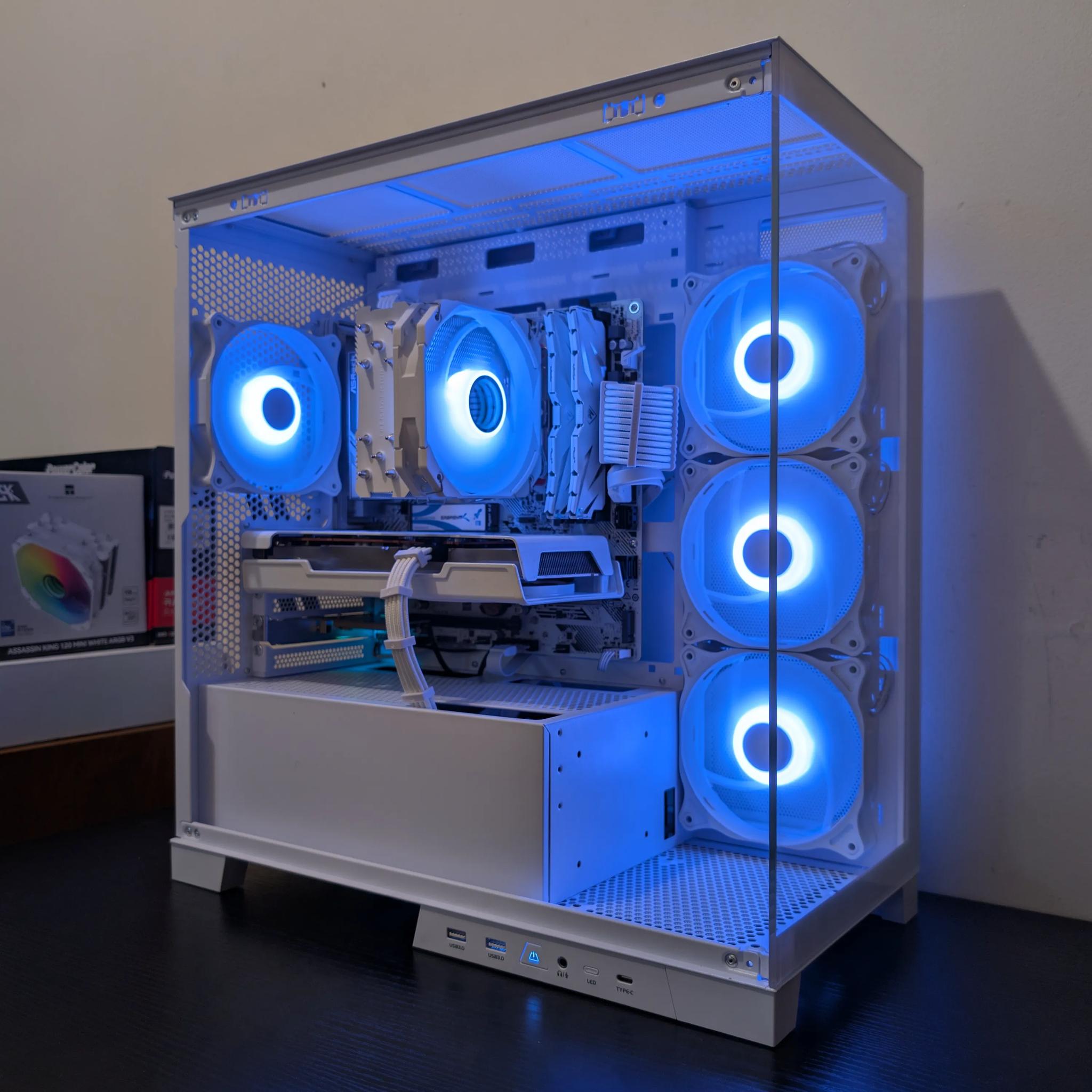 🐻‍❄️ White Gaming PC | RX 6600 | Ryzen 5 3600 | 1TB SSD | 32GB RAM | WiFi 6 & Bluetooth 🐻‍❄️