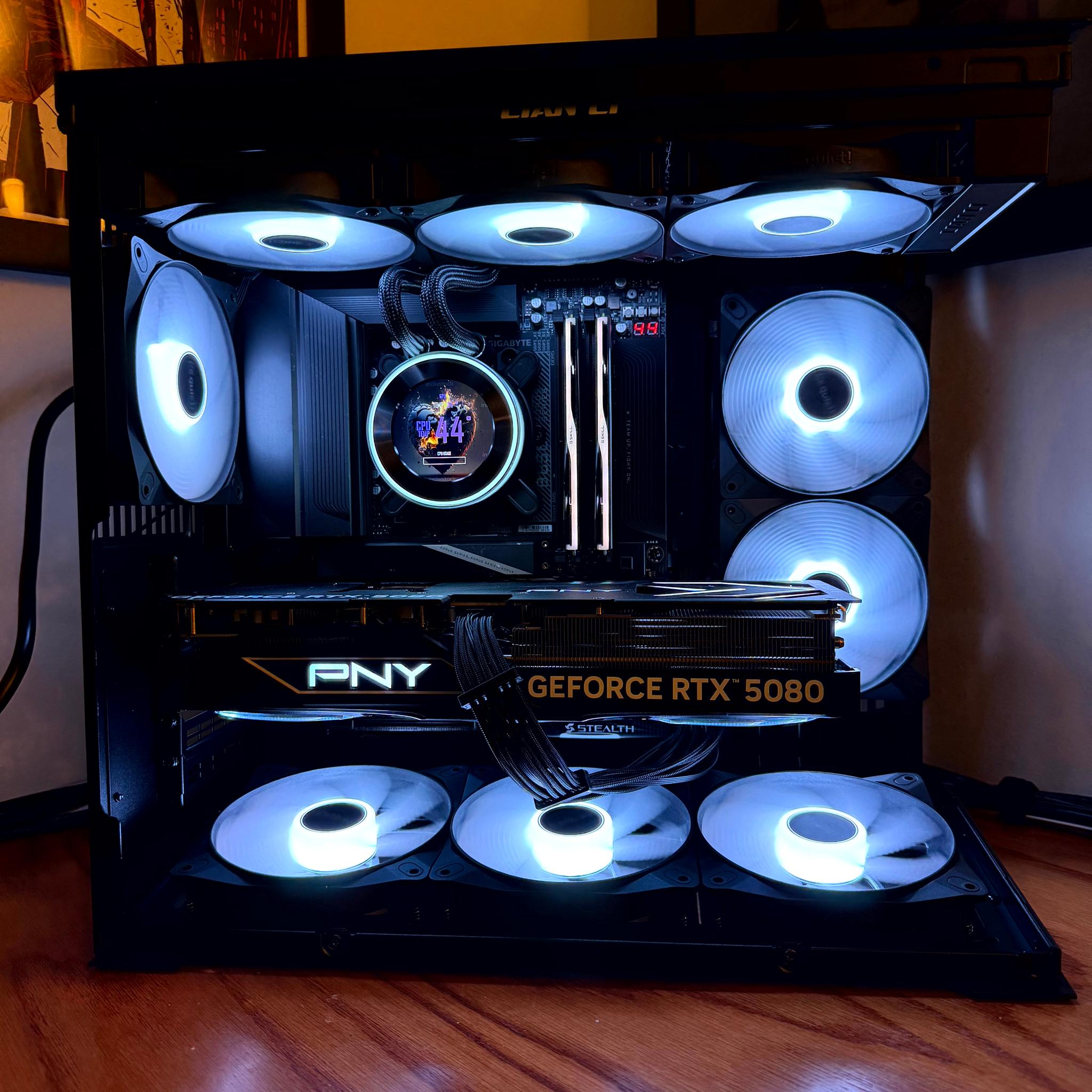 Dark Heart - RTX 5080 OC | Ryzen 7 9800x3d | 2TB | 32GB @6400 MT/sec CL30 | 1200W Platinum PSU