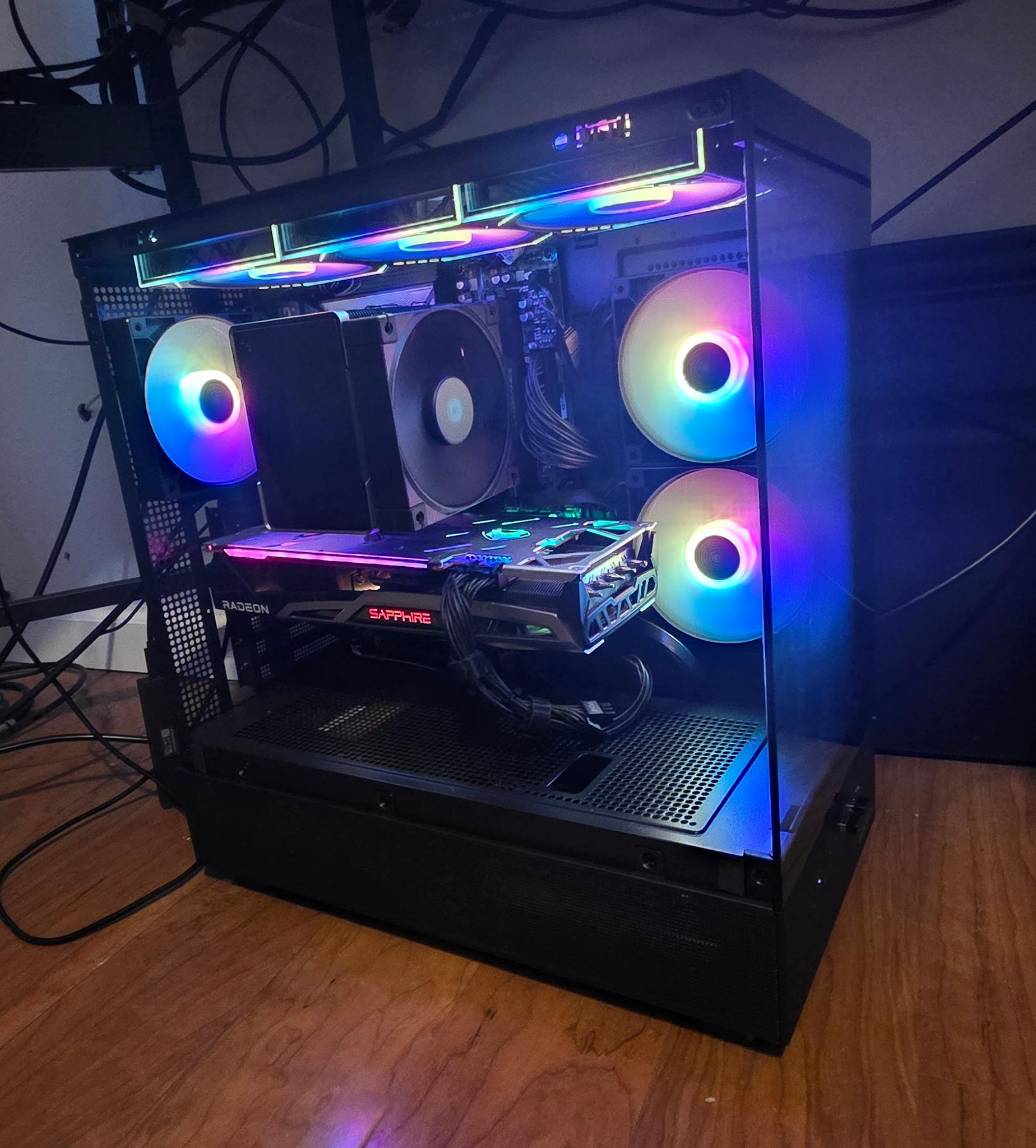 Sapphire Nitro+ RX 6800 XT Ryzen 5 7600 AM5 Gaming PC 32GB DDR5 WiFi 6