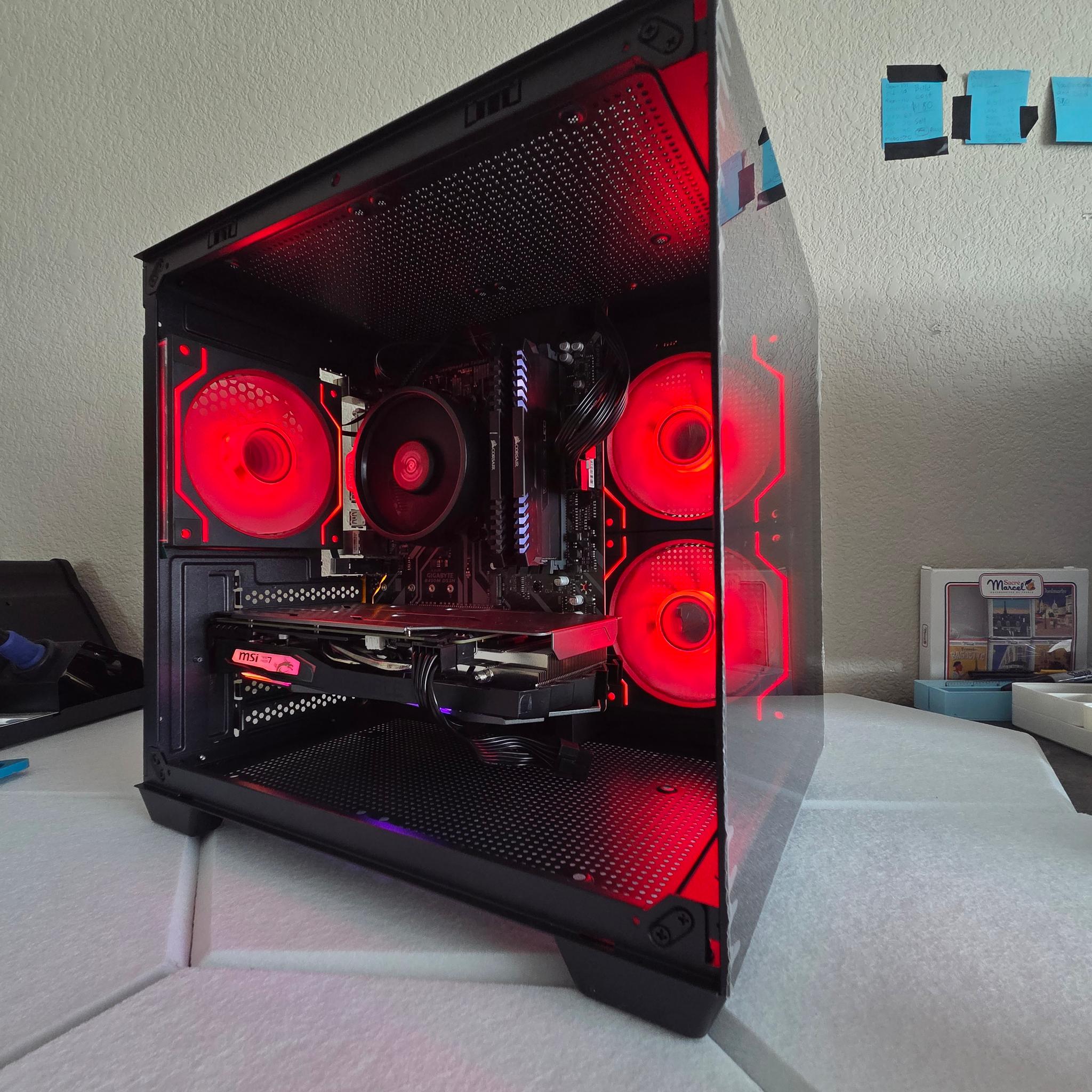 Black gaming pc (1660 SUPER)RGB🖤⬛💻WIFI
