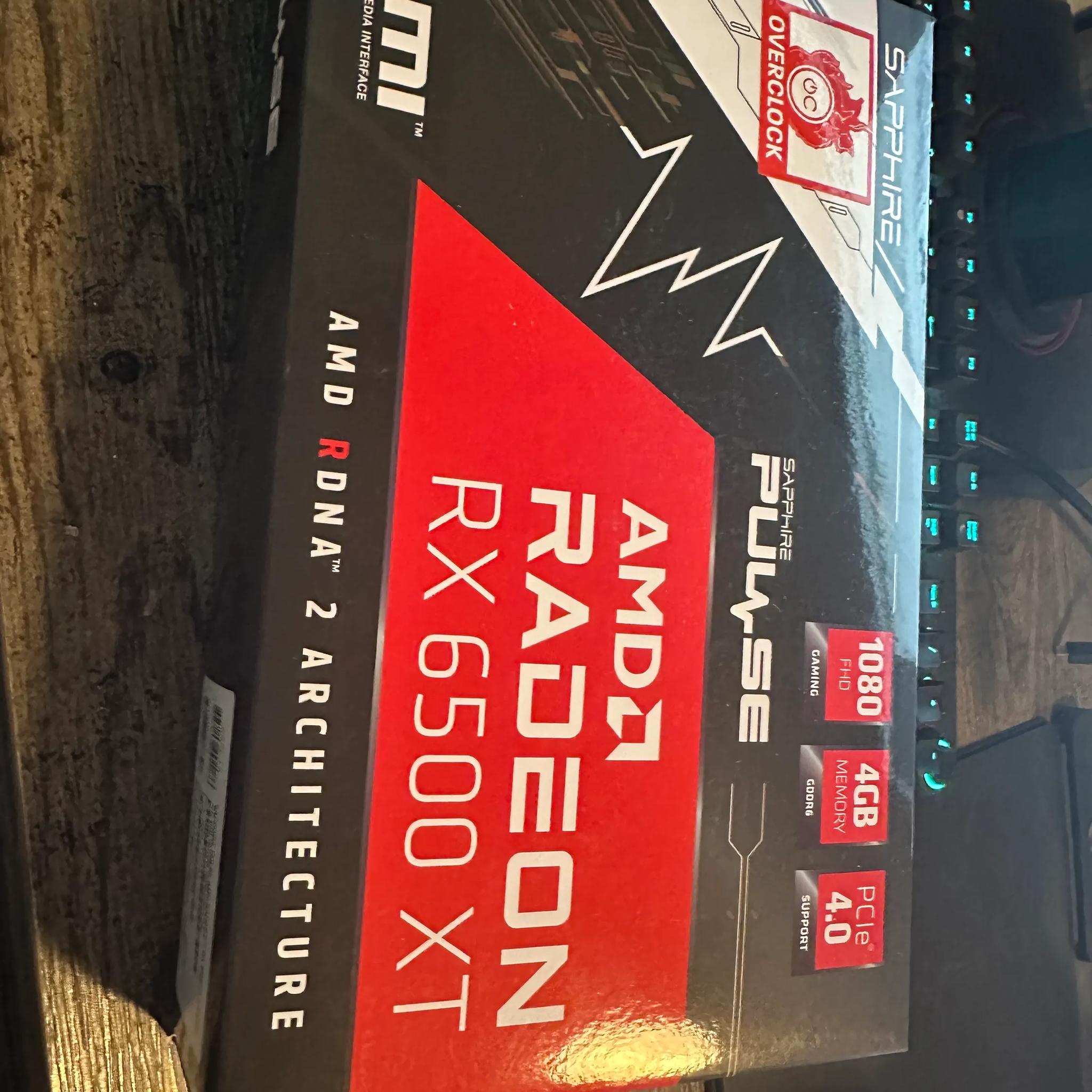 BNIB Sapphire Radeon RX 6500 XT Pulse