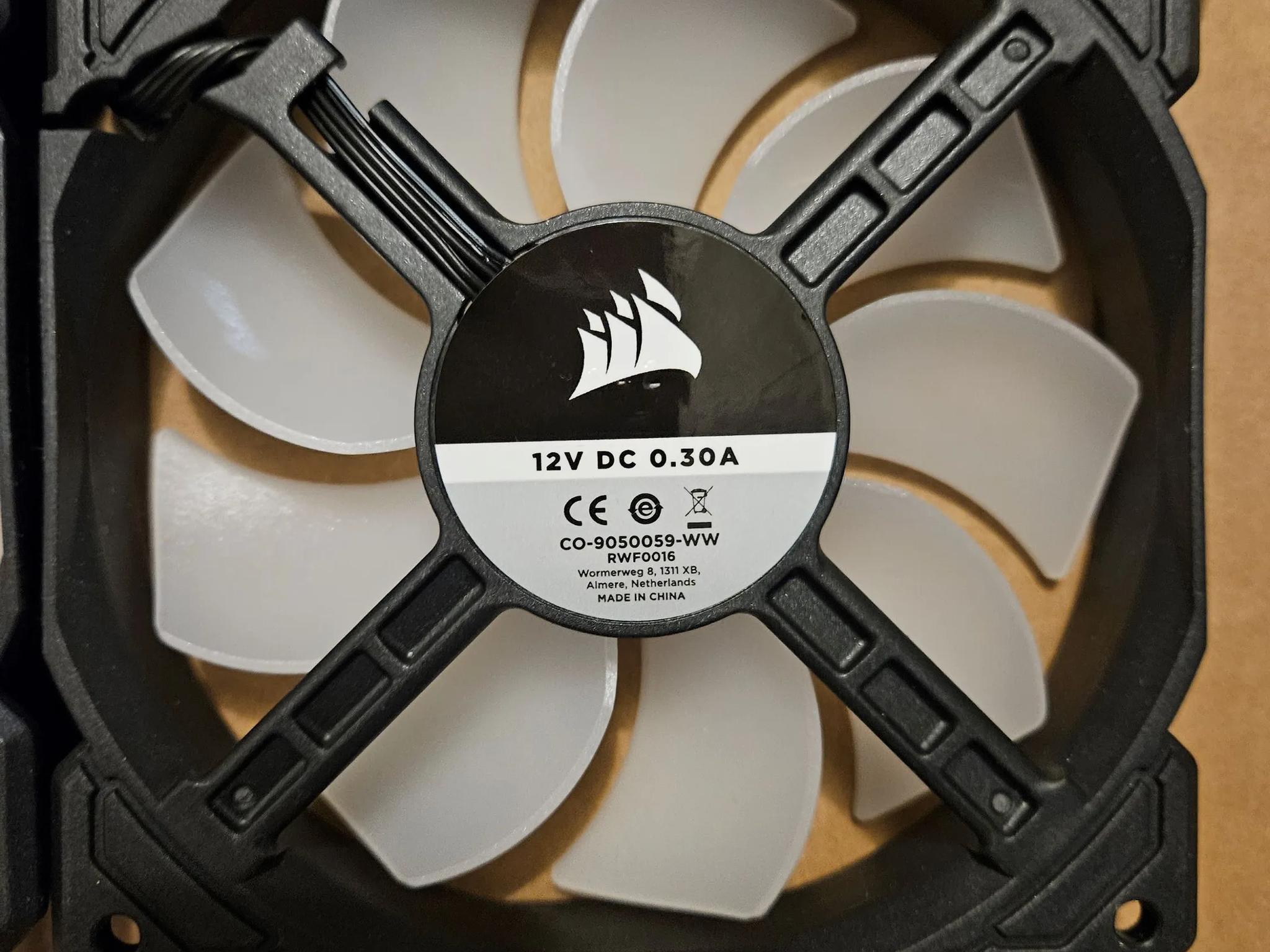 3x Corsair SP120 RGB 120mm Fans - Used - Good Condition