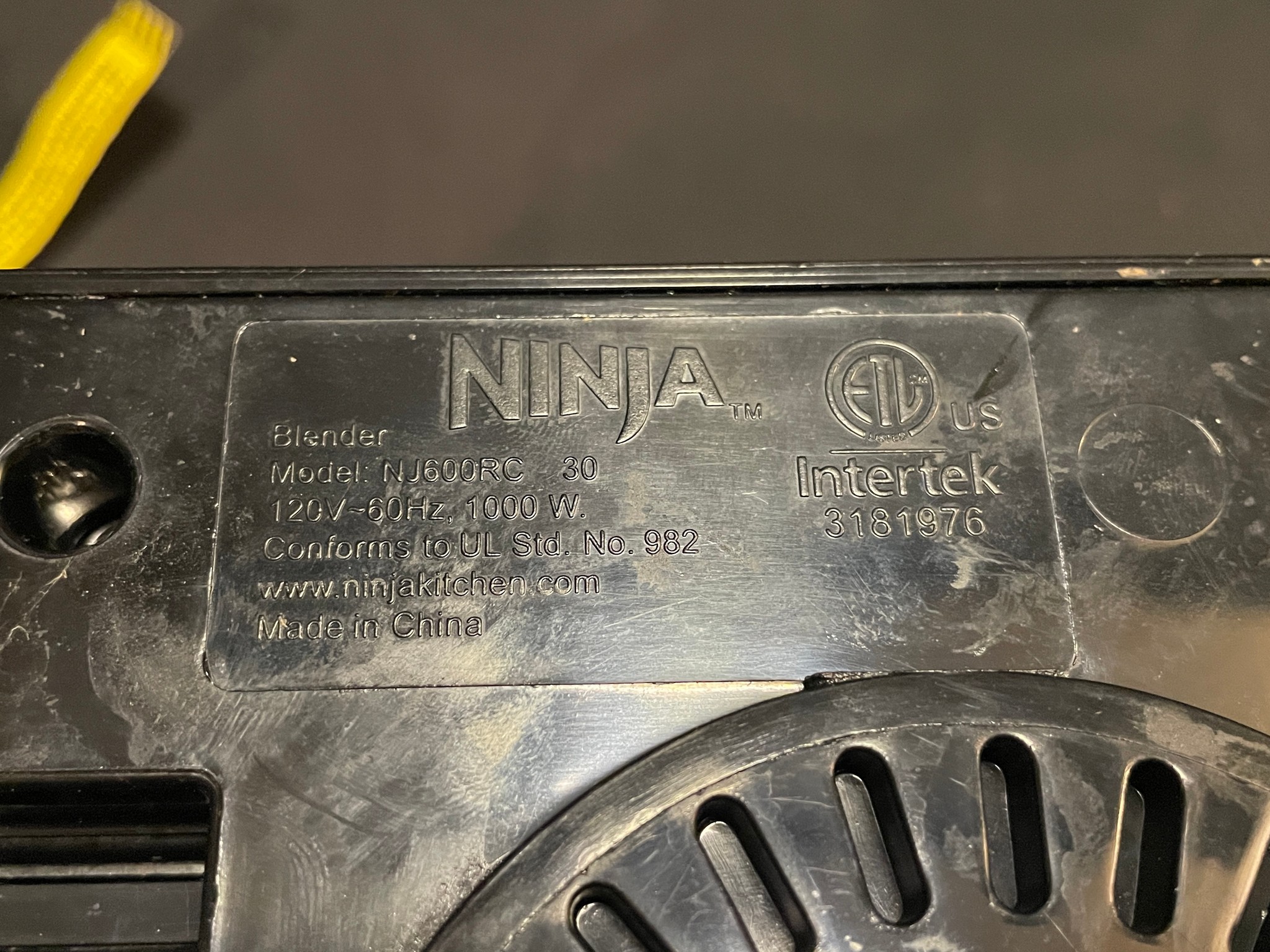 Ninja Blender Nj600rc