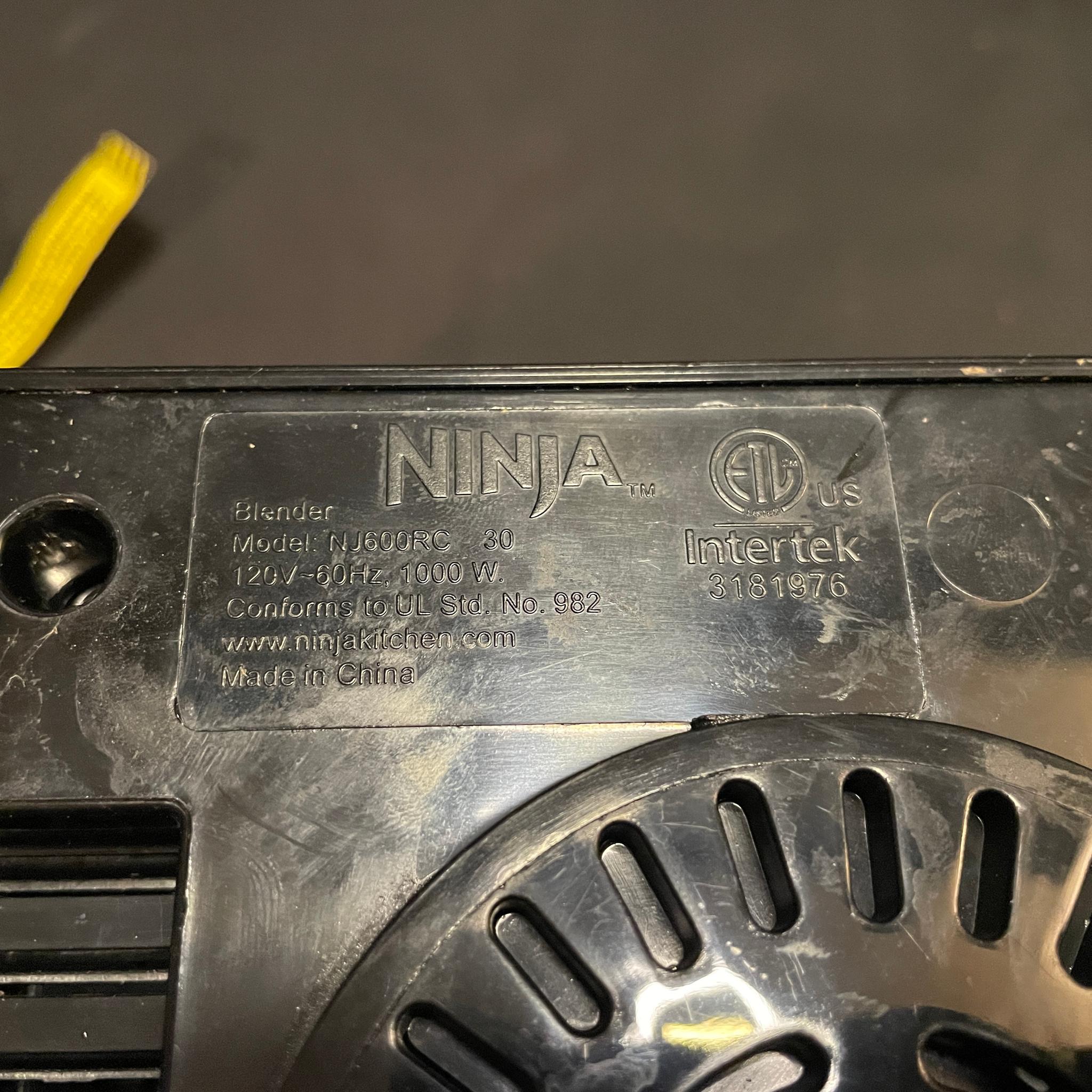 Ninja Blender Nj600rc