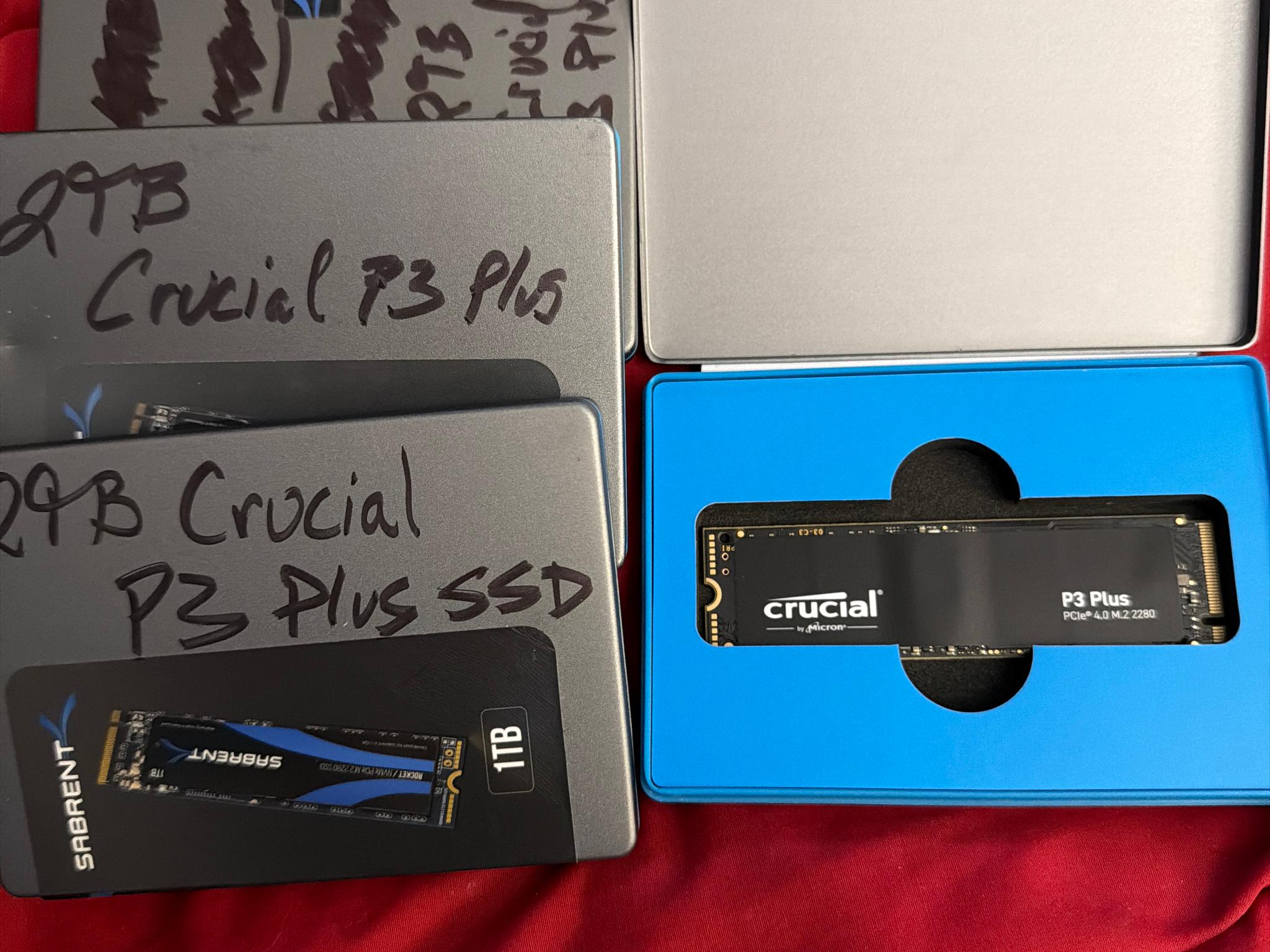 2TB Crucial P3 Plus Gen 4 SSD New Open Box