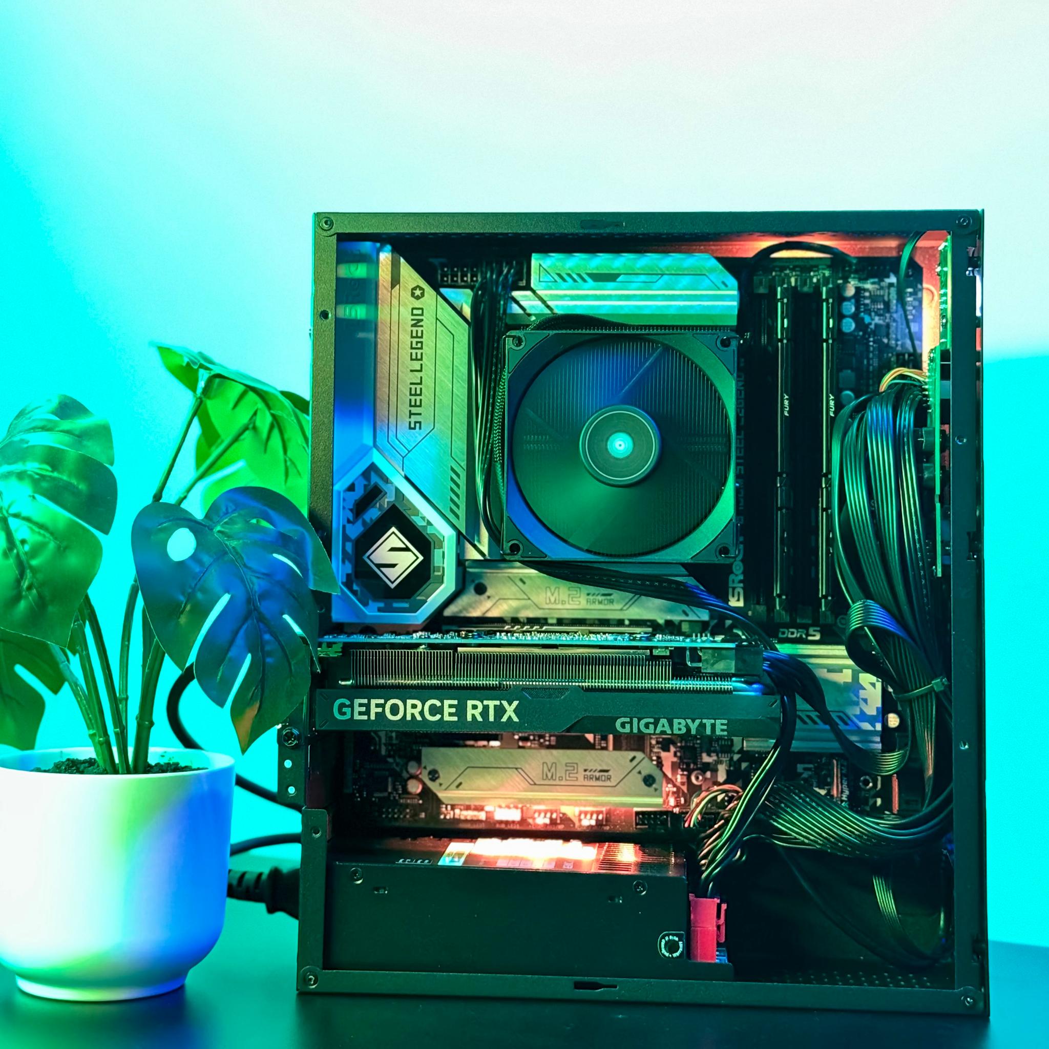 Small Form Factor (SFF) Build | RTX 4060 OC- i5 12400F- 1TB SSD- 16GB DDR5 RAM- WiFi- WinPro11