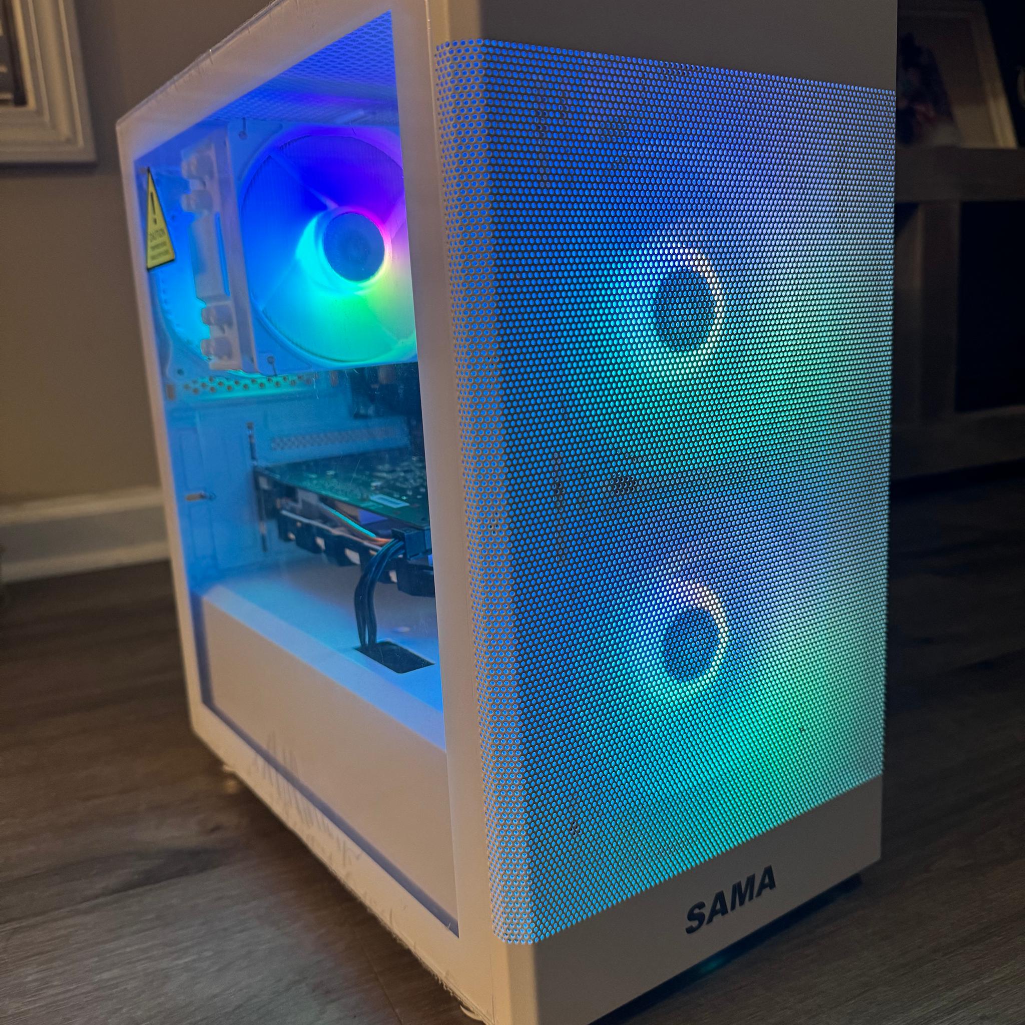 🌈Rainbow Fusion🌈 Gaming PC i5/GTX 1060/ 512gb SSD/ 16gb ram