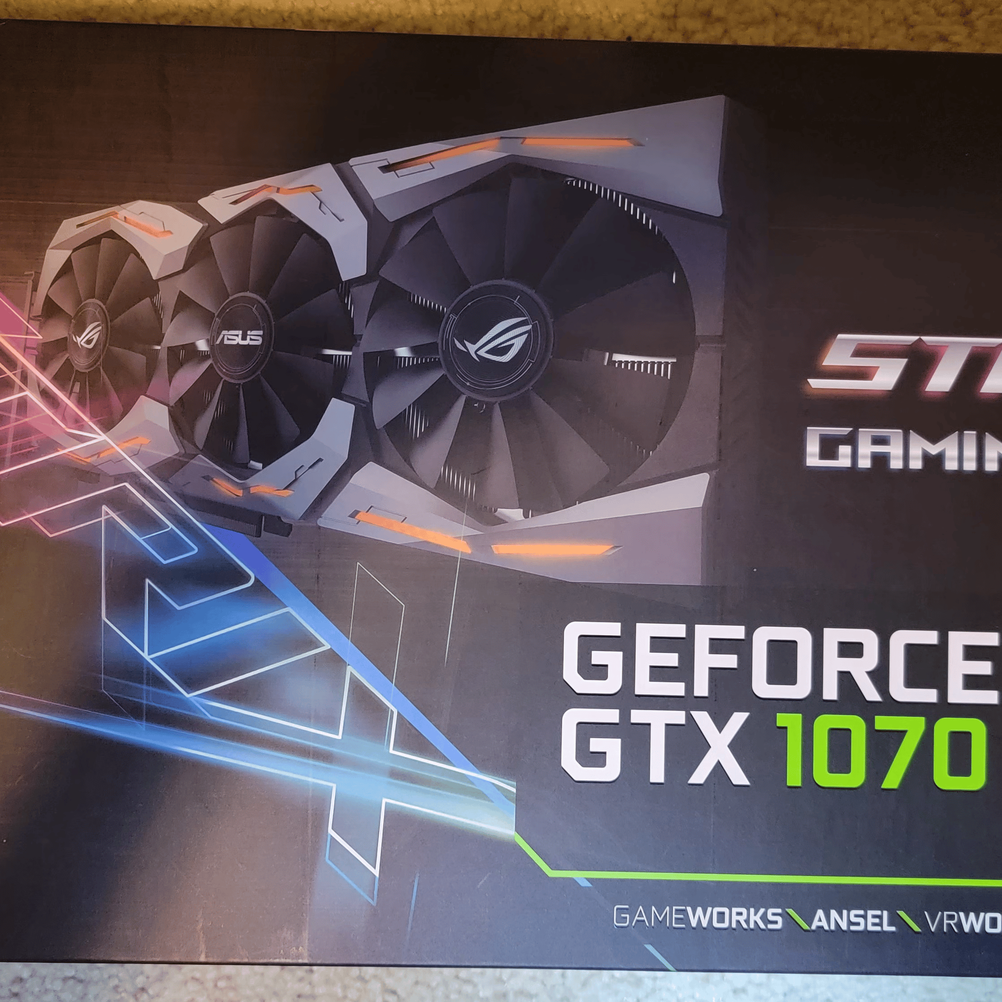 Asus ROG Strix GTX 1070 8GB GDDR5 Like New With Original Box