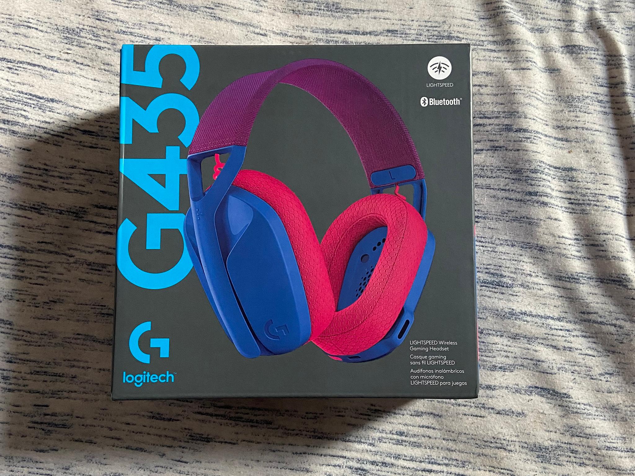 Blue raspberry LOGITECH G435 headset