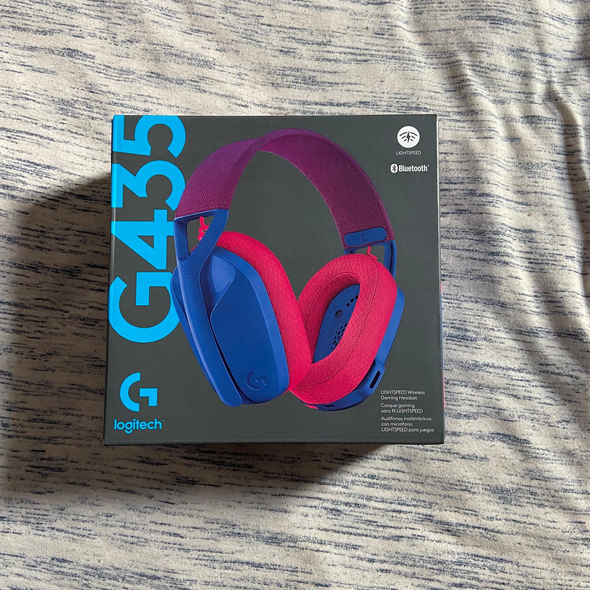 Blue raspberry LOGITECH G435 headset