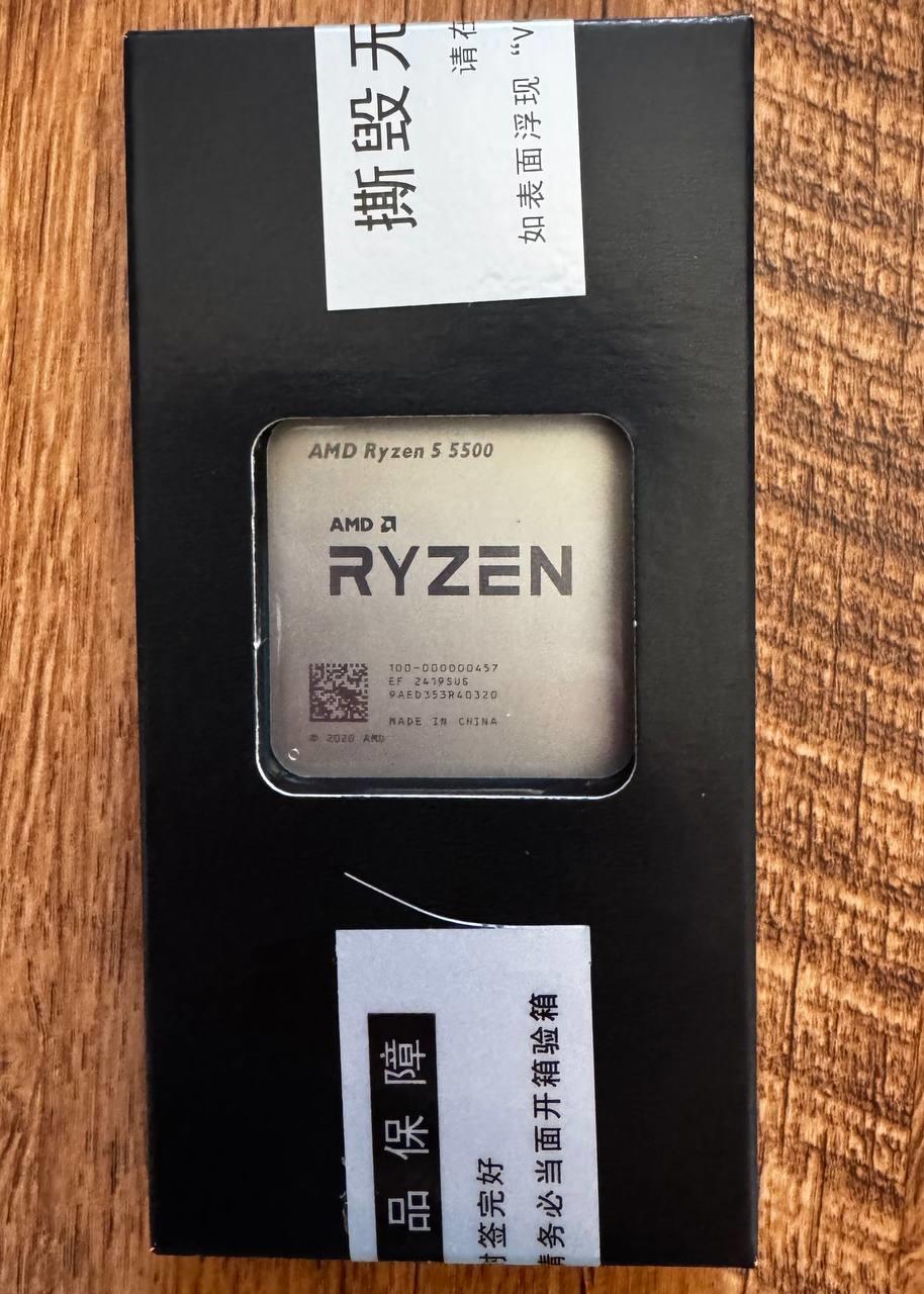New Ryzen 5 5500 + AMD Wraith Stealth Cooler