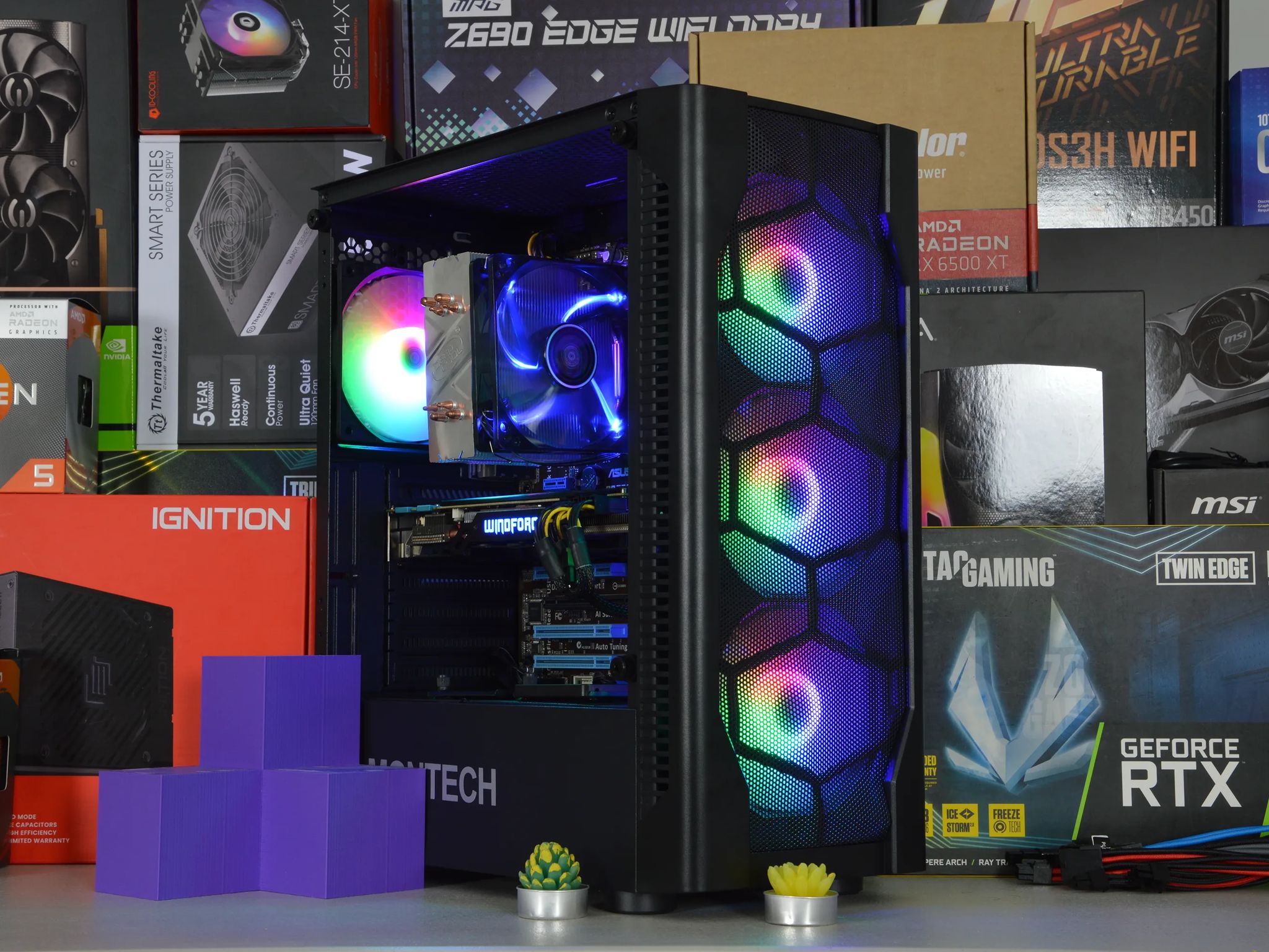 🔵🌈| GTX 970 4GB | INTEL i7 3770k | 16GB DDR3 RAM | 512GB NVME SSD | Rainbow Ice |