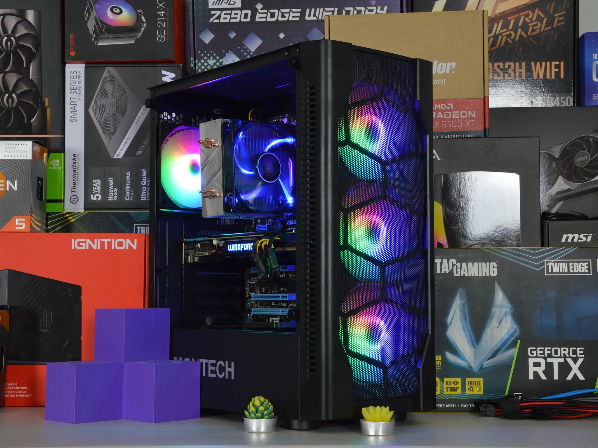 🔵🌈| GTX 970 4GB | INTEL i7 3770k | 16GB DDR3 RAM | 512GB NVME SSD | Rainbow Ice |