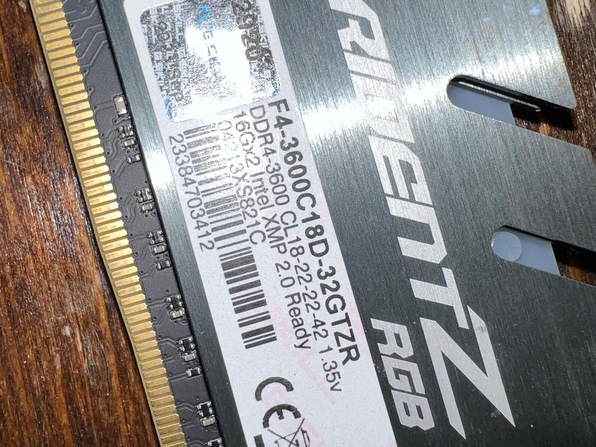 Perfect Condition 32GB G.Skill Trident RGB
