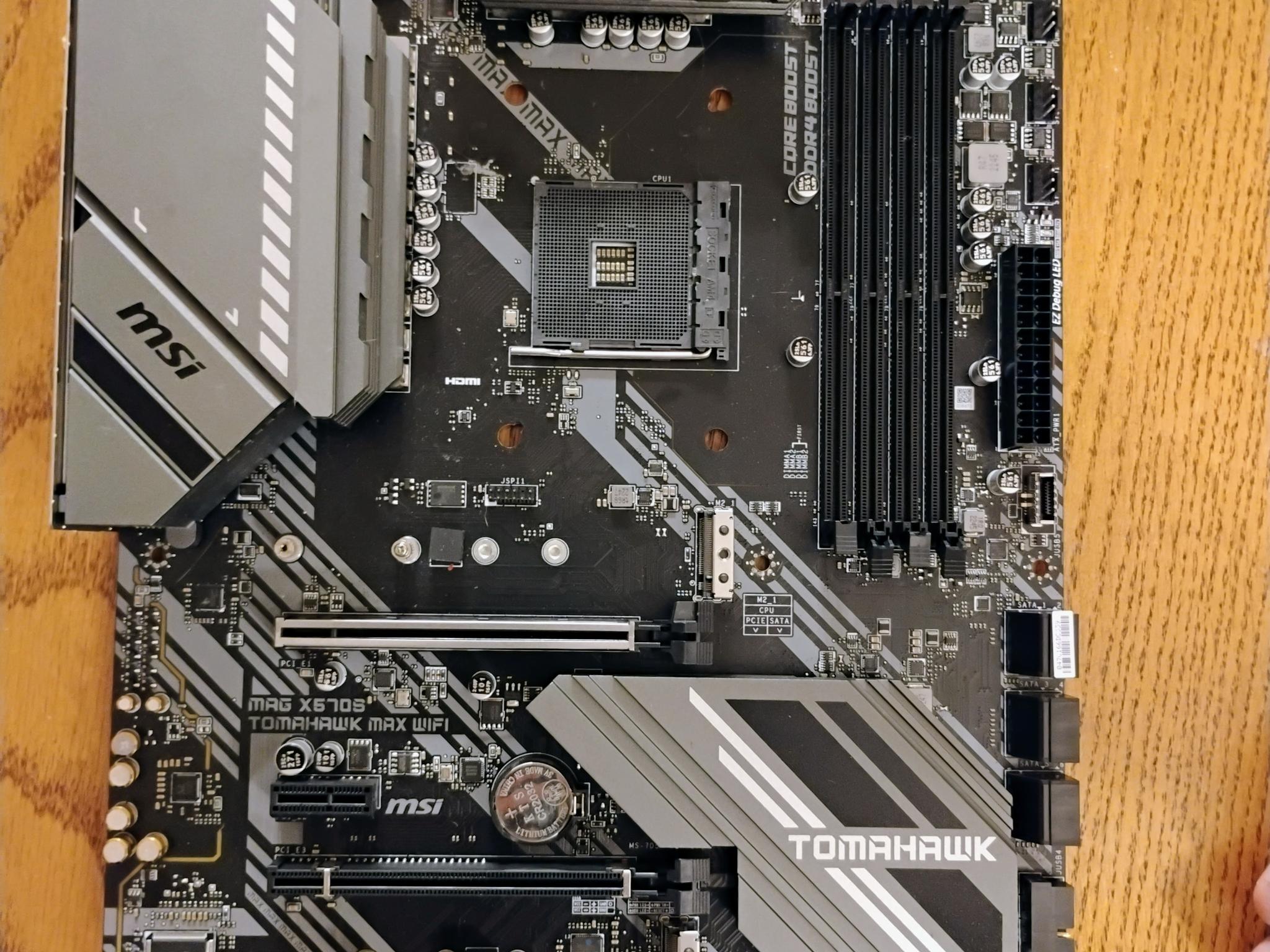 MSI Mag X570S Tomahawk Max WiFi AM4 ATX Motherboard
