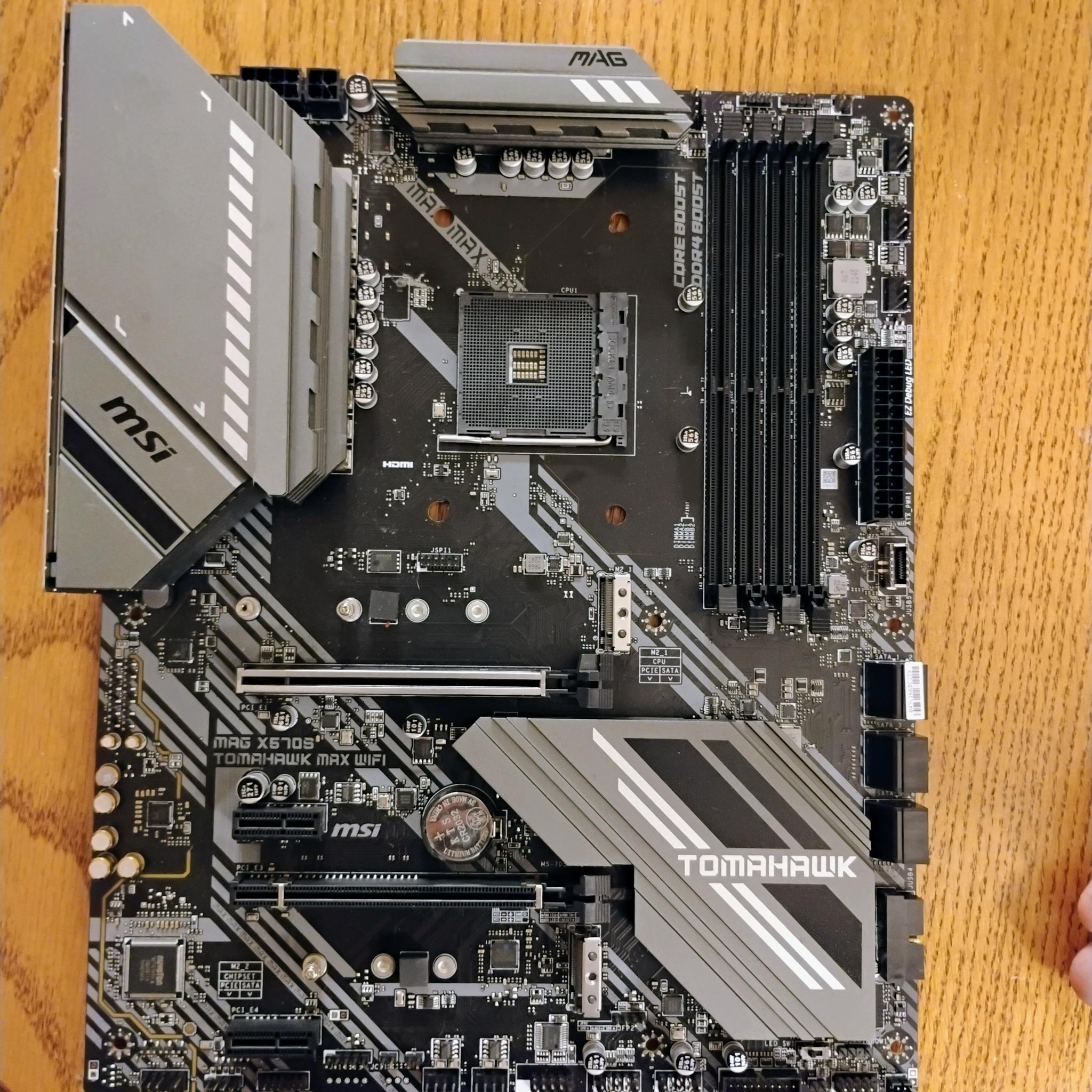 MSI Mag X570S Tomahawk Max WiFi AM4 ATX Motherboard