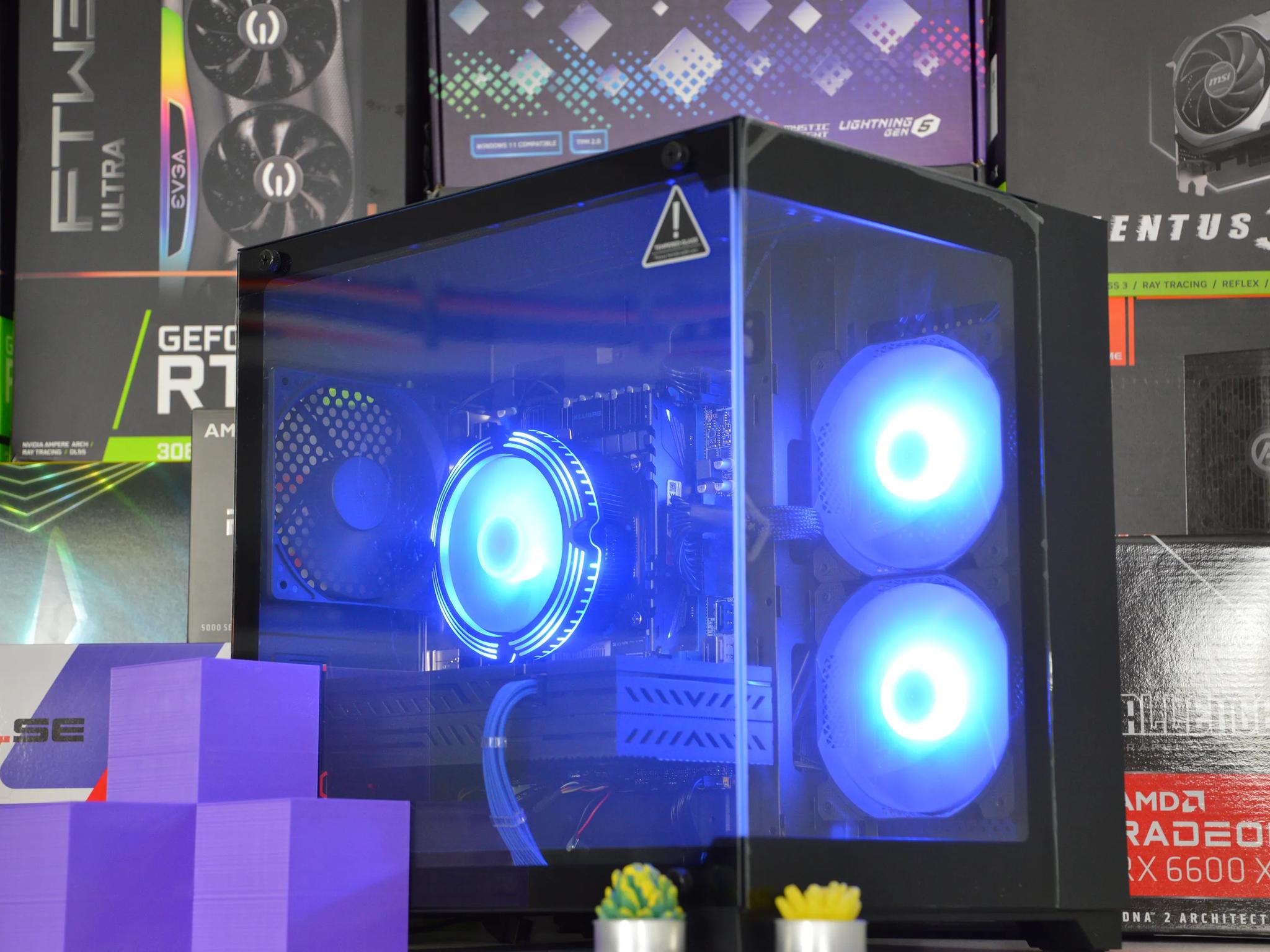 🔵⚫️| RX 580 8GB | INTEL XEON E5 2670 V3 | 16GB DDR4 RAM | 1TB NVME SSD | Midnight Ocean |