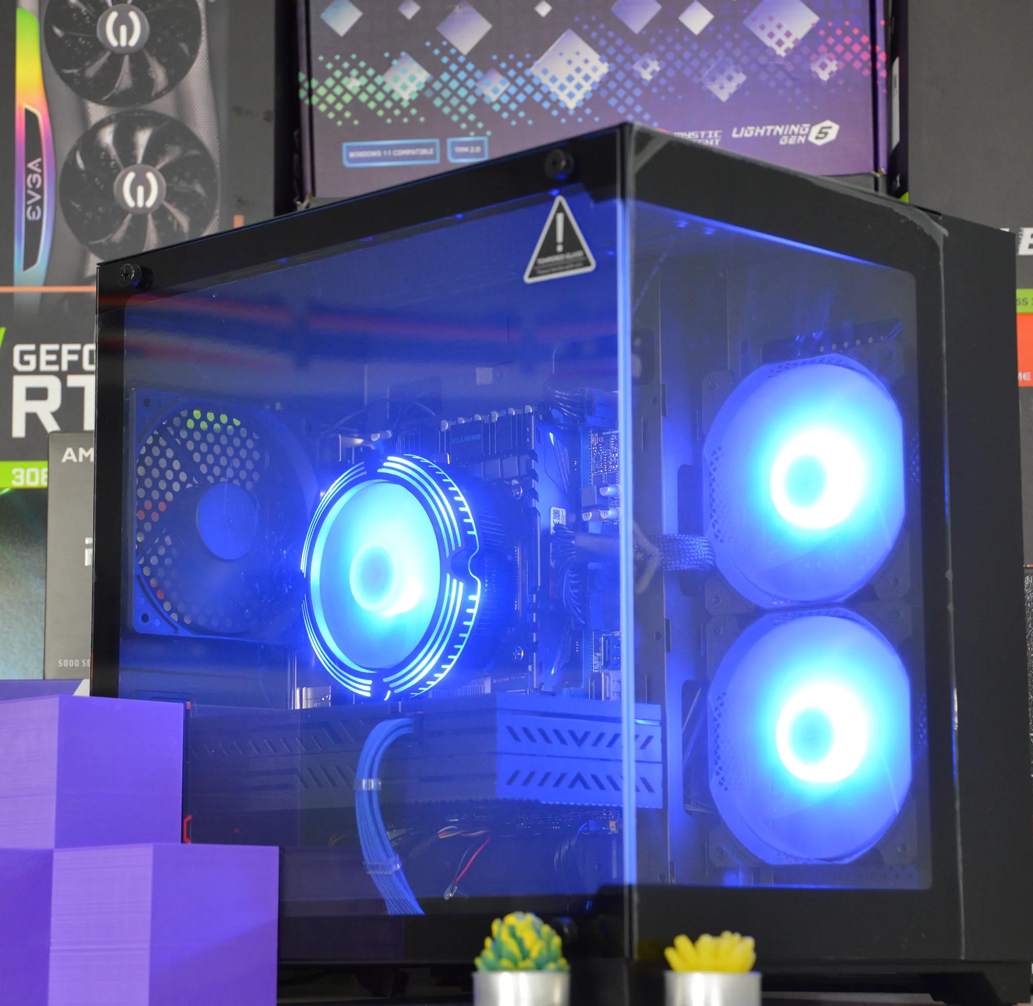 🔵⚫️| RX 580 8GB | INTEL XEON E5 2670 V3 | 16GB DDR4 RAM | 1TB NVME SSD | Midnight Ocean |