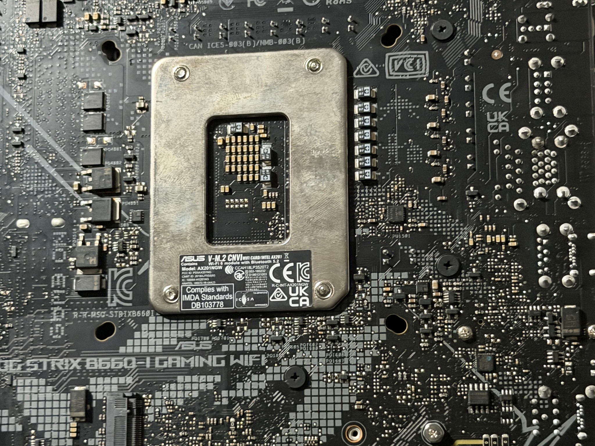 ASUS B660-I GAMING WIFI motherboard