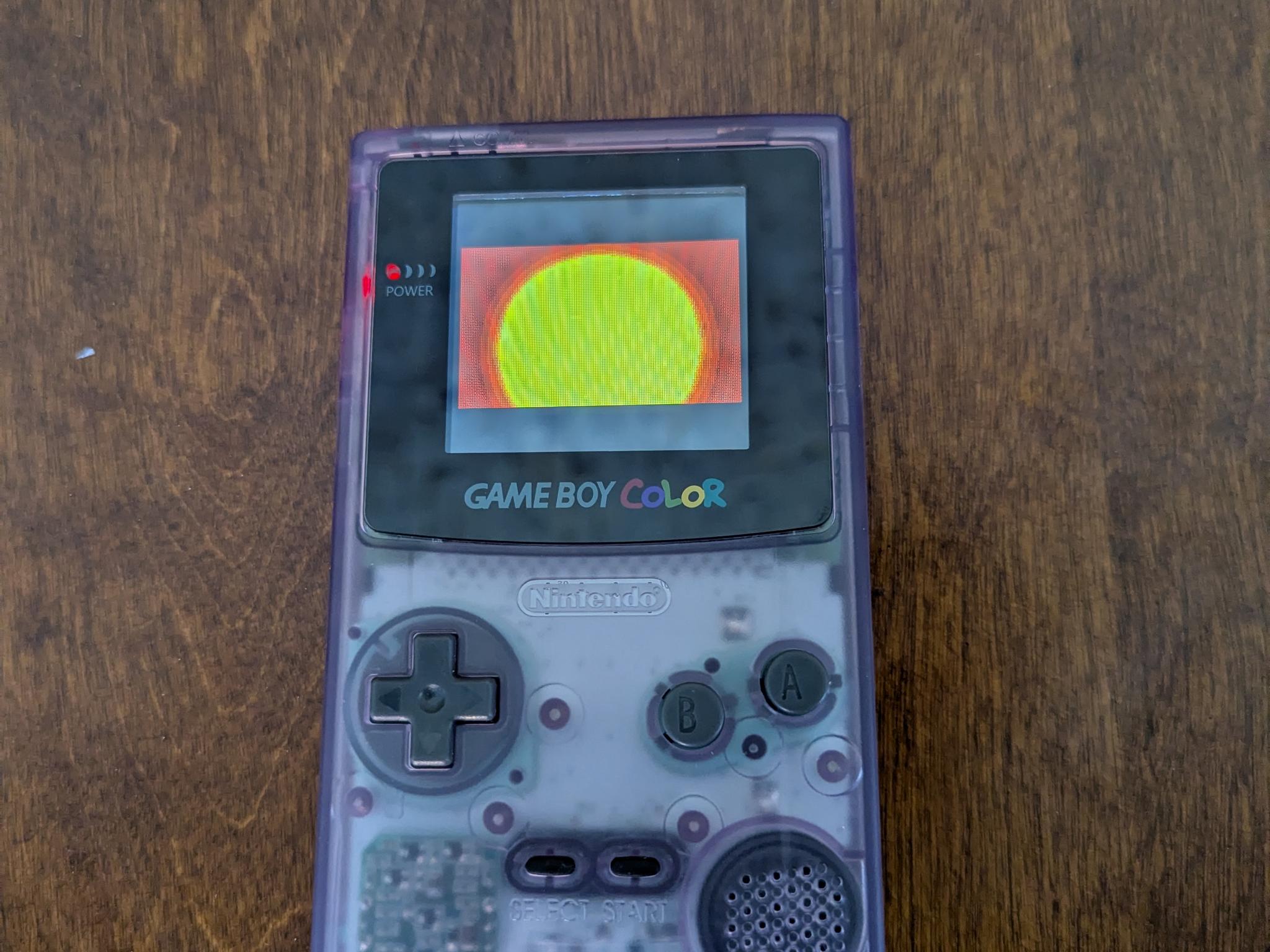 Restored Game Boy Color GBC with Backlit IPS LCD Screen