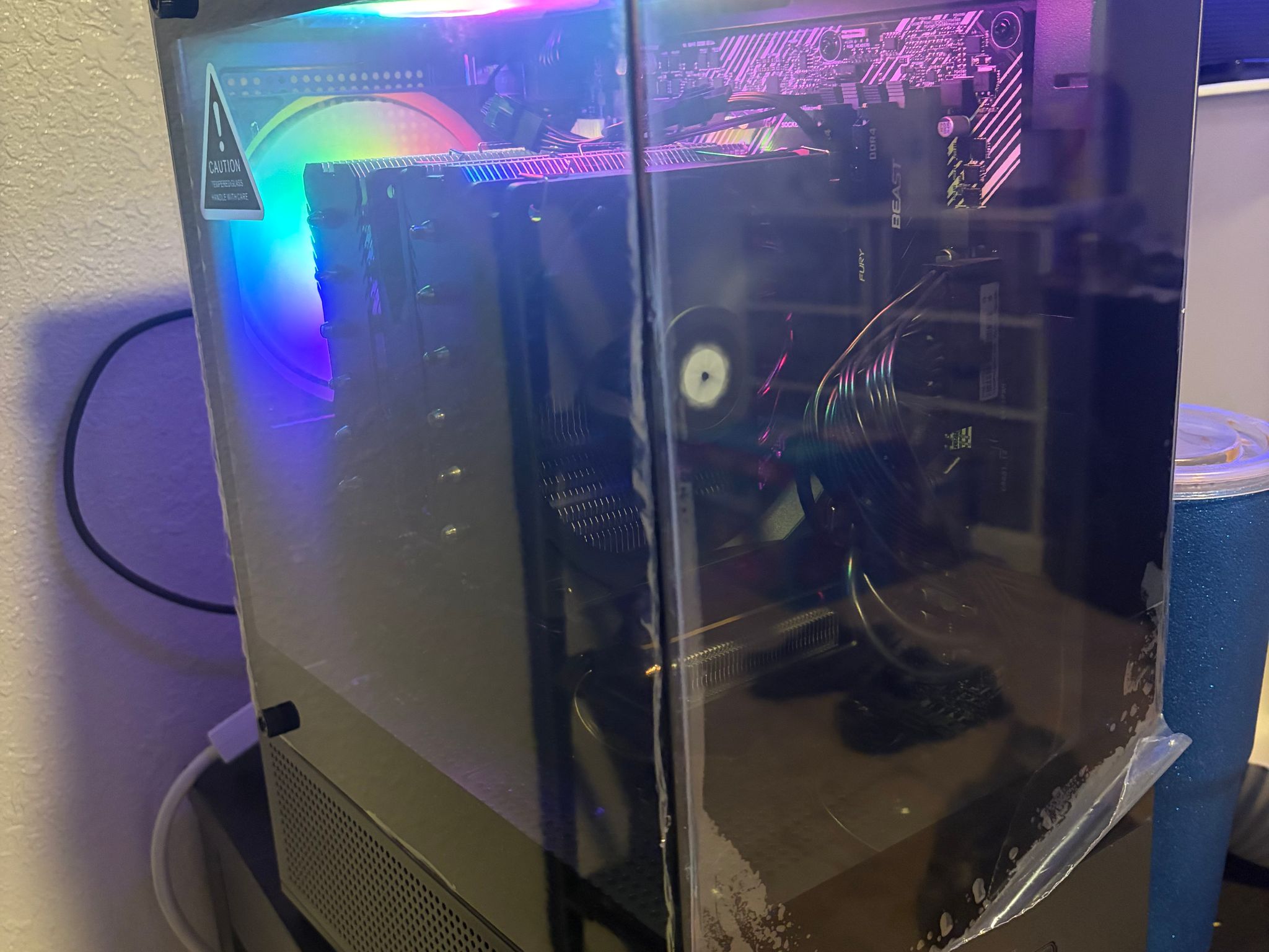 Radeon RX 7600 8GB Custom Gaming PC - Ryzen 5 5500, 16GB RAM DDR4