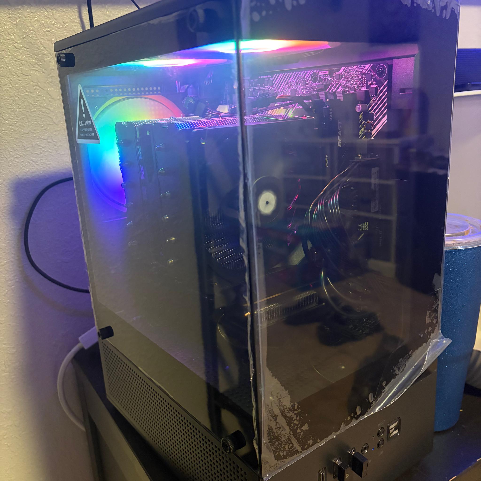 Radeon RX 7600 8GB Custom Gaming PC - Ryzen 5 5500, 16GB RAM DDR4