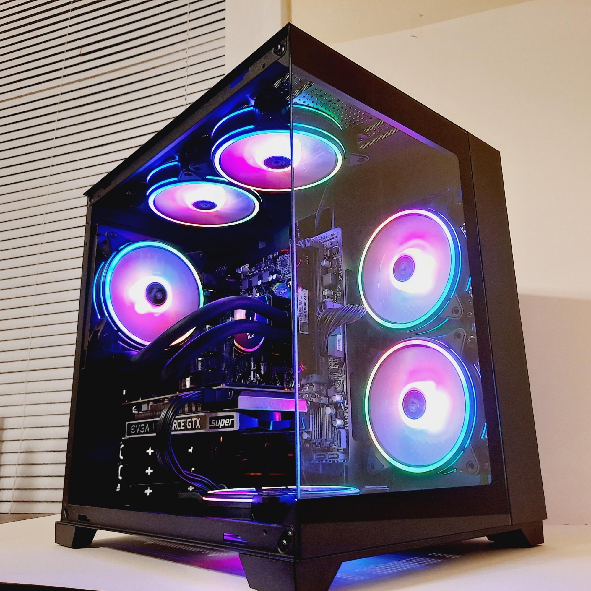 ⚡Liquid Cooled Gaming PC - Ryzen 5 1600/16GB RAM/1TB SSD - Nvidia GTX 1660 Super