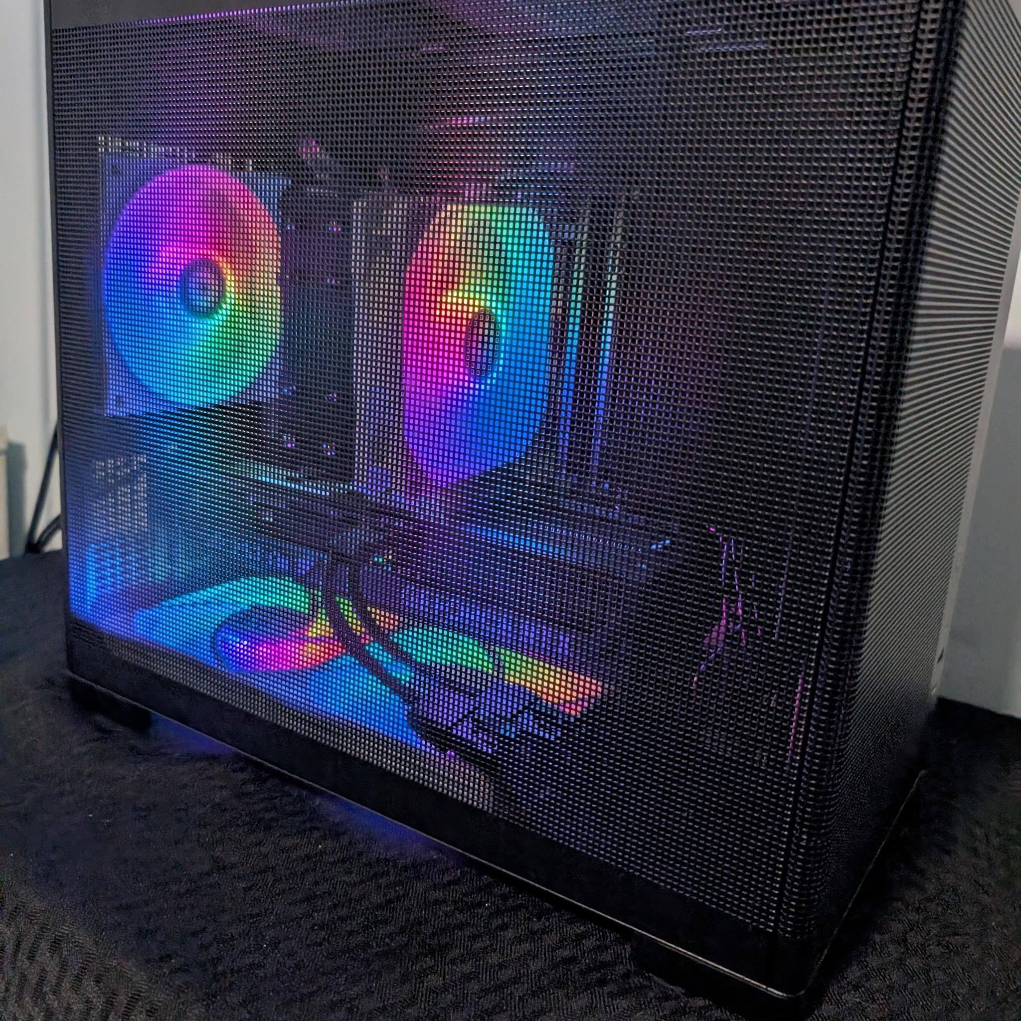 SFF Nvidia Gaming PC RTX 5070-Ryzen 5 7500x3d-32GB DDR5 6000-1 TB NVME mostly new