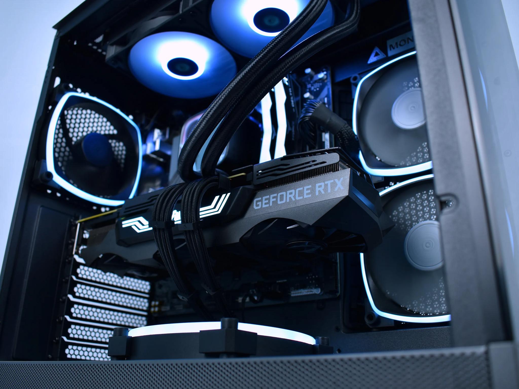 🦇DARK KNIGHT🦇 Ultimate 4k/1440p PC | Ryzen 7600x, RTX 3080, 32GB DDR5, 1TB NVME | Forge Custom PC