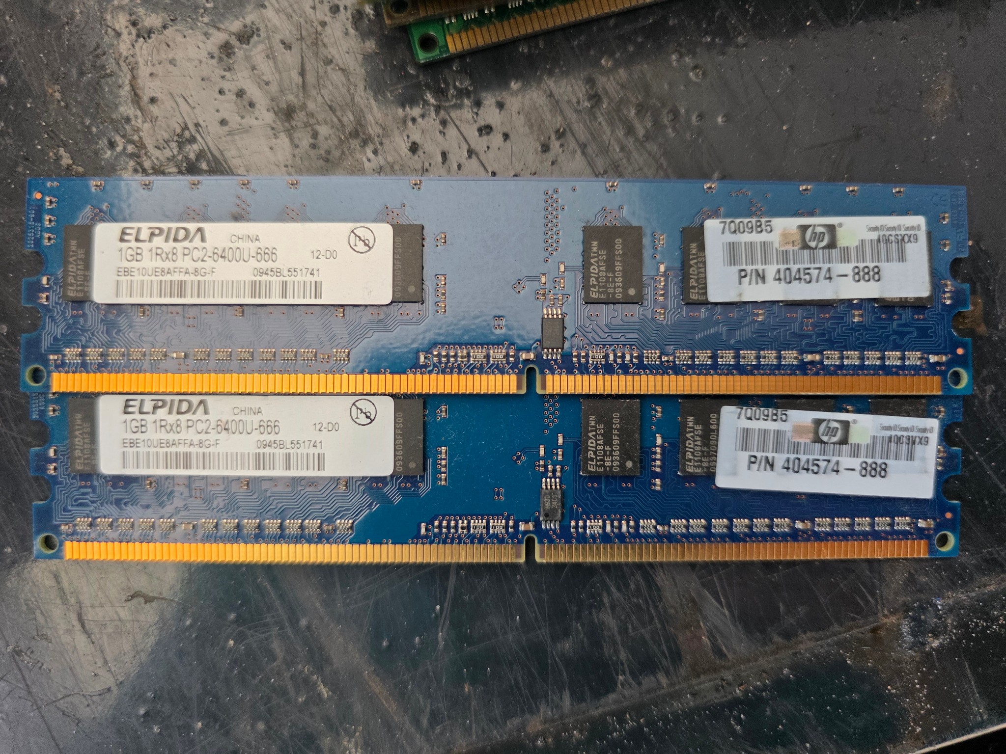 Samsung, Atech, Lenovo, HP, Elpida Used Memory Ram