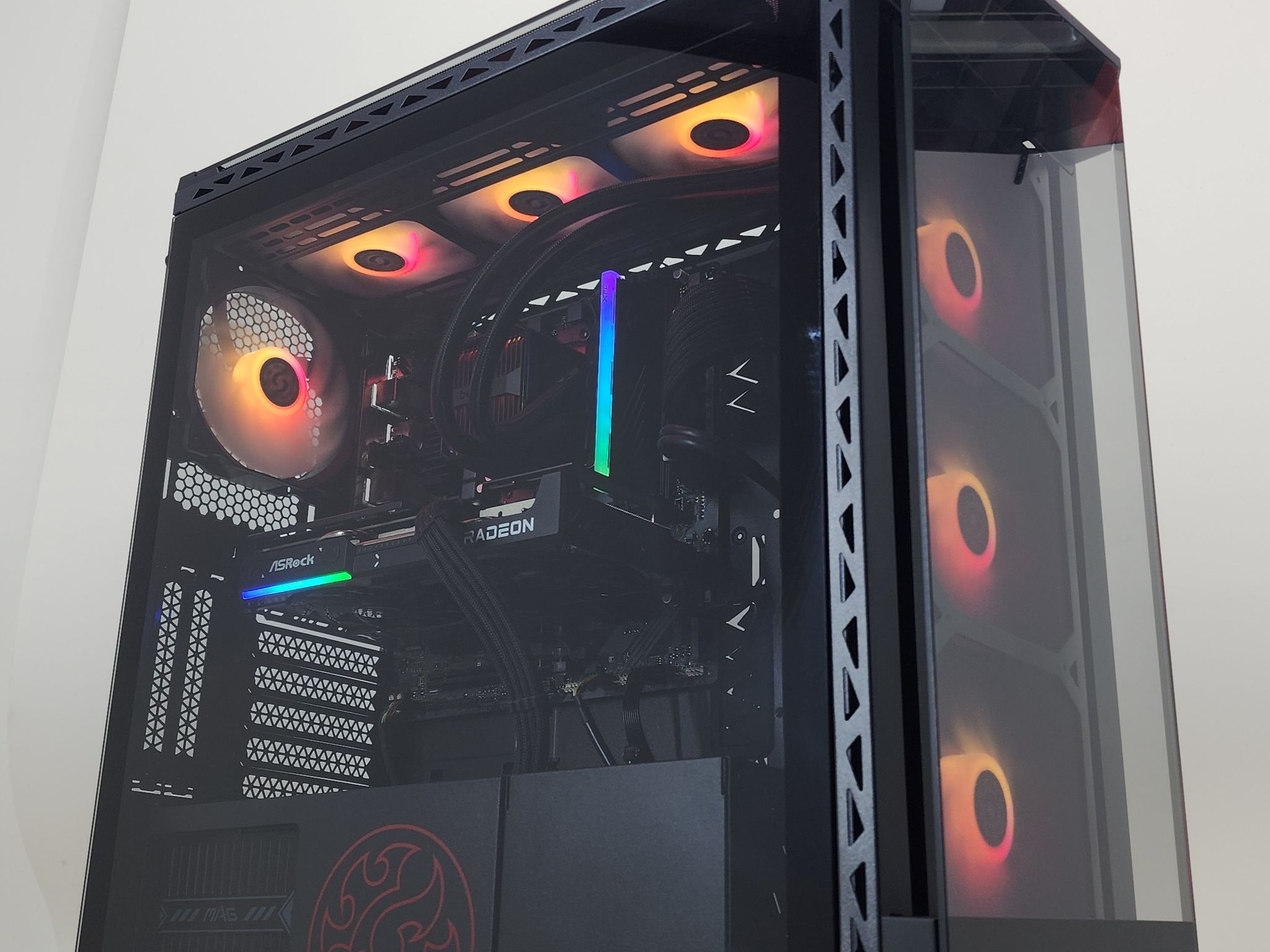 Gaming PC Ryzen 7 7800X3D 16GB RAM 2TB SSD RX 9060 8GB Windows 11 Computer