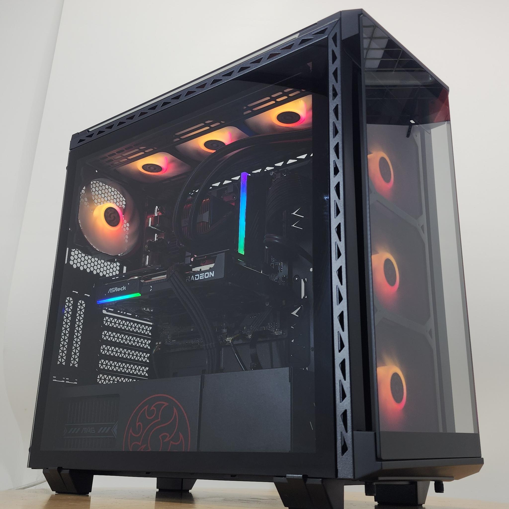 Gaming PC Ryzen 7 7800X3D 16GB RAM 2TB SSD RX 9060 8GB Windows 11 Computer