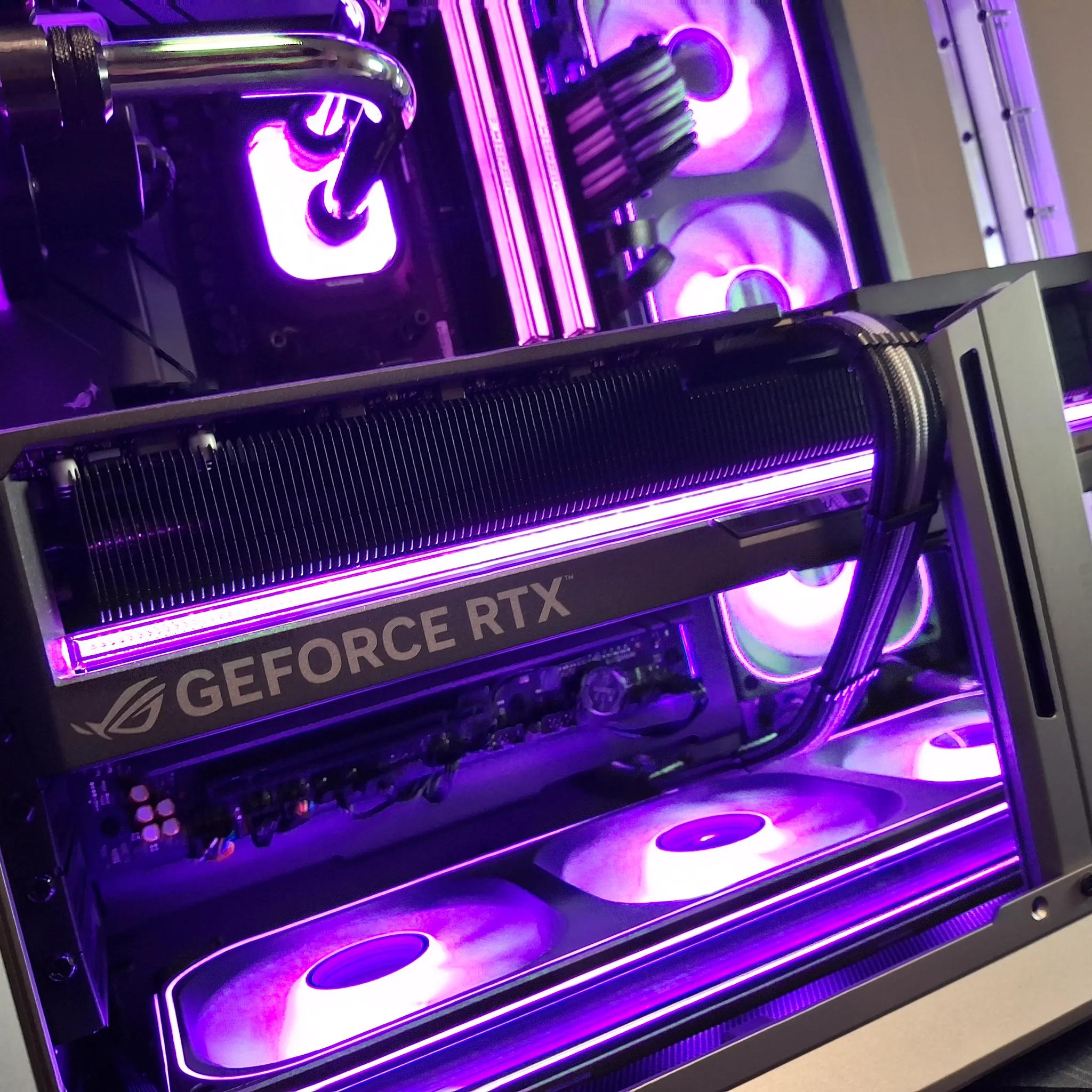 Custom Liquid-Cooled AMD Ryzen 7 9800X3D, Asus Astral OC RTX 5080, 32GB DDR5, 2TB SSD, 1000w