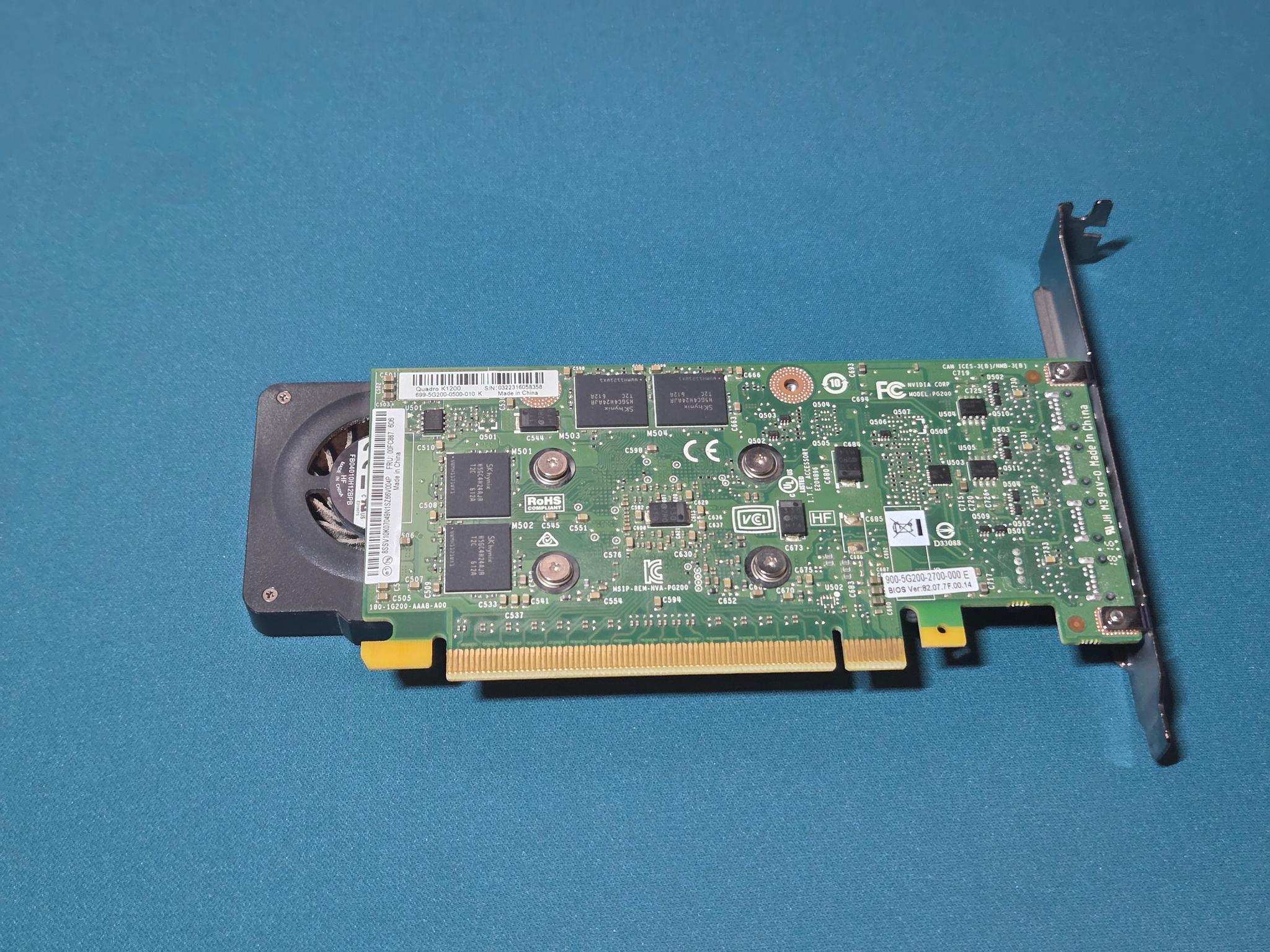 Nvidia Quadro K1200 4GB GDDR5