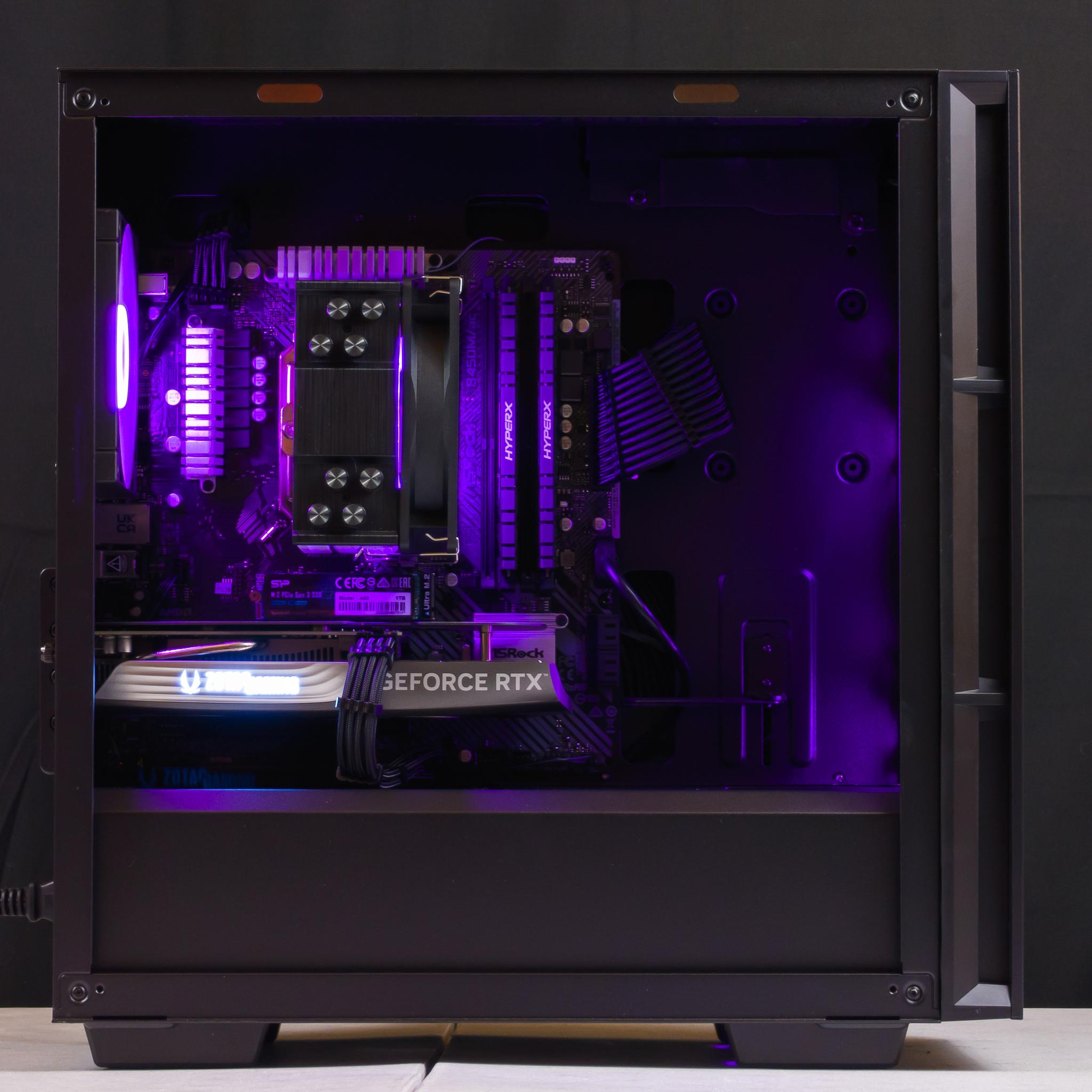 💜🖤 RTX 4060 / Ryzen 7 3700X / 16GB Gaming PC 🖤💜