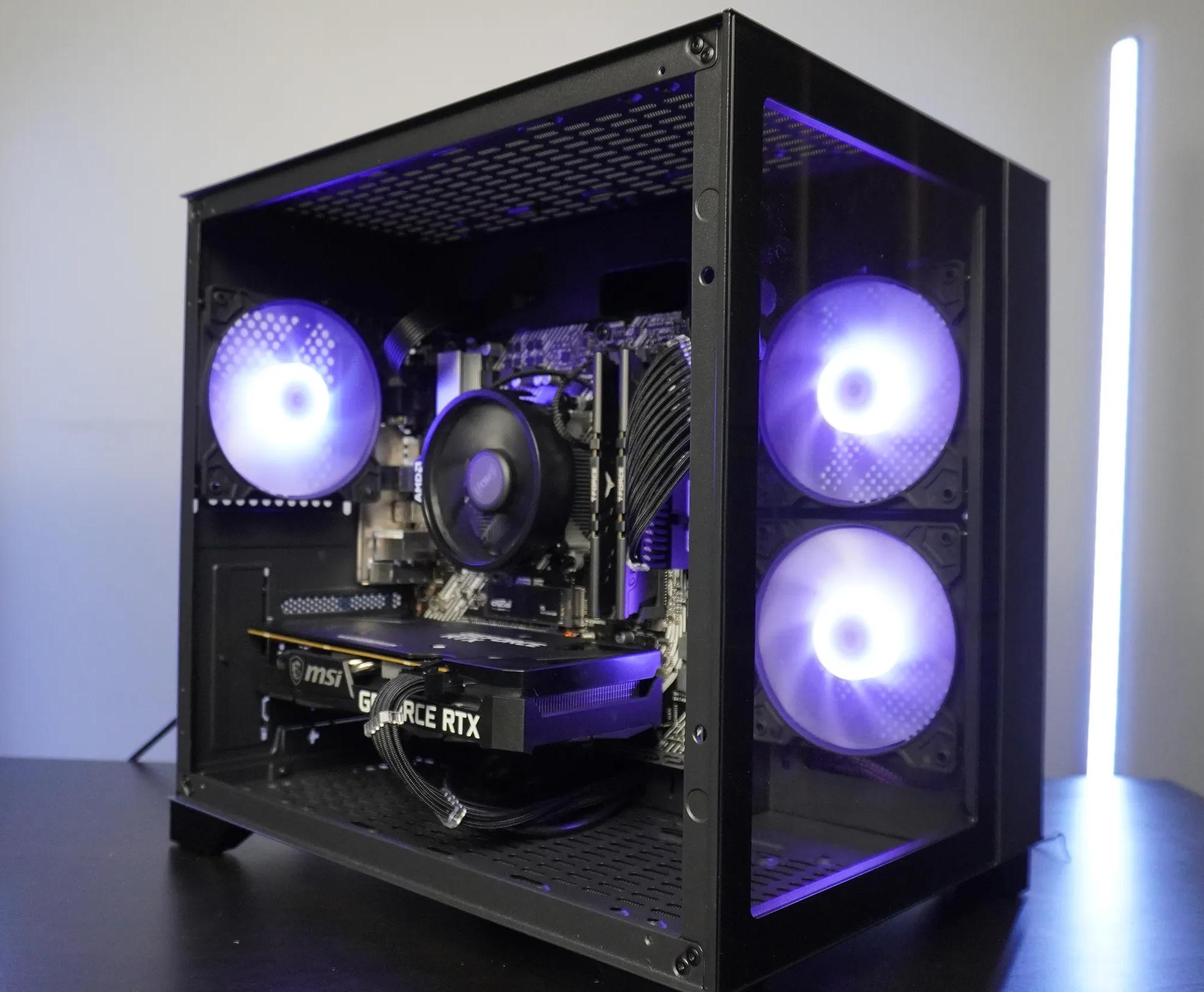 🖤Stealth🖤 1080p Perfect Value PC | 💚RTX 3050 8GB 🧡Ryzen 5 5500 | 32GB RAM  💪| 1TB NVME 🔥