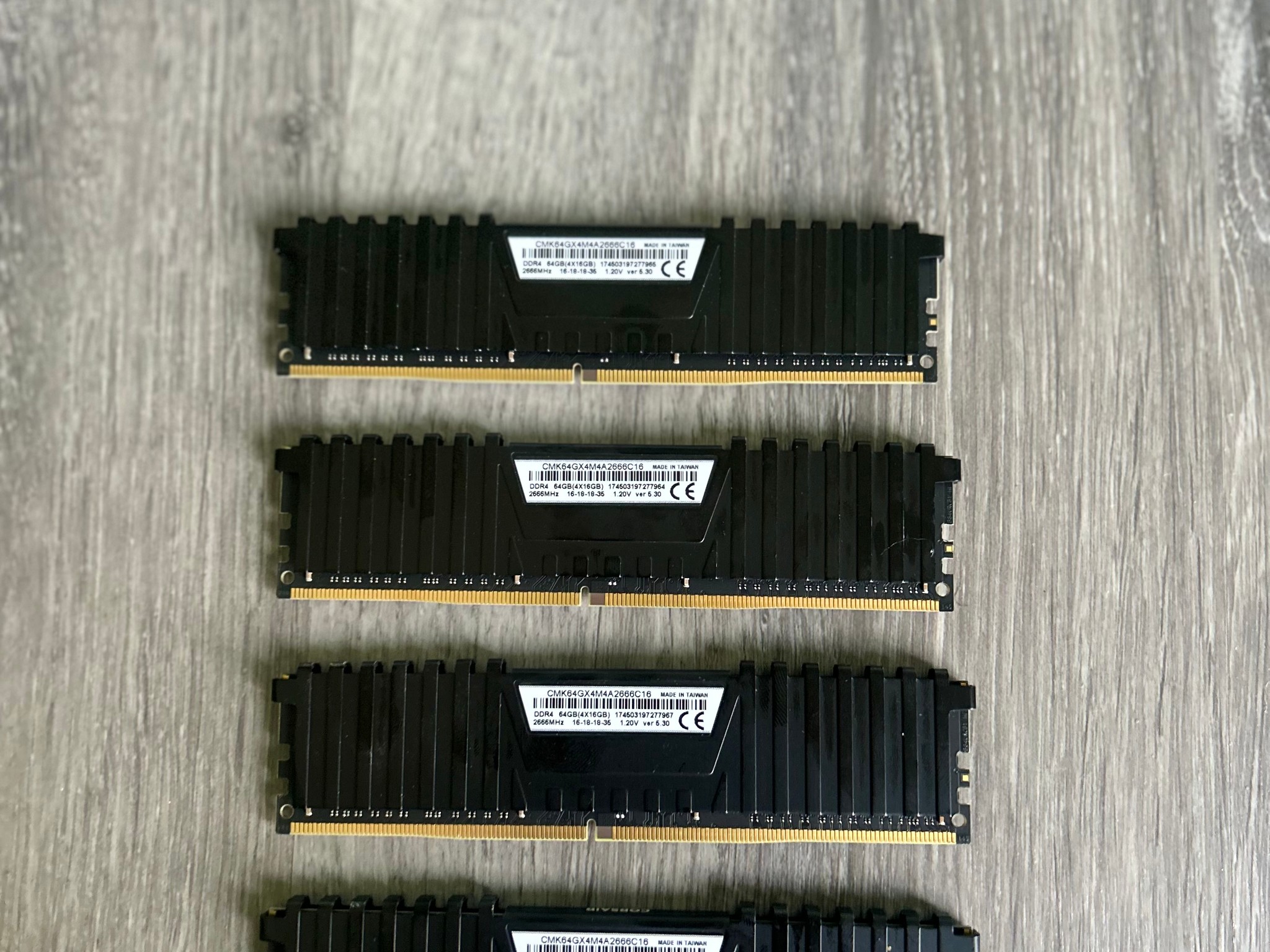 Corsair vengeance LPX 64gb (4x16) DDR4 ram