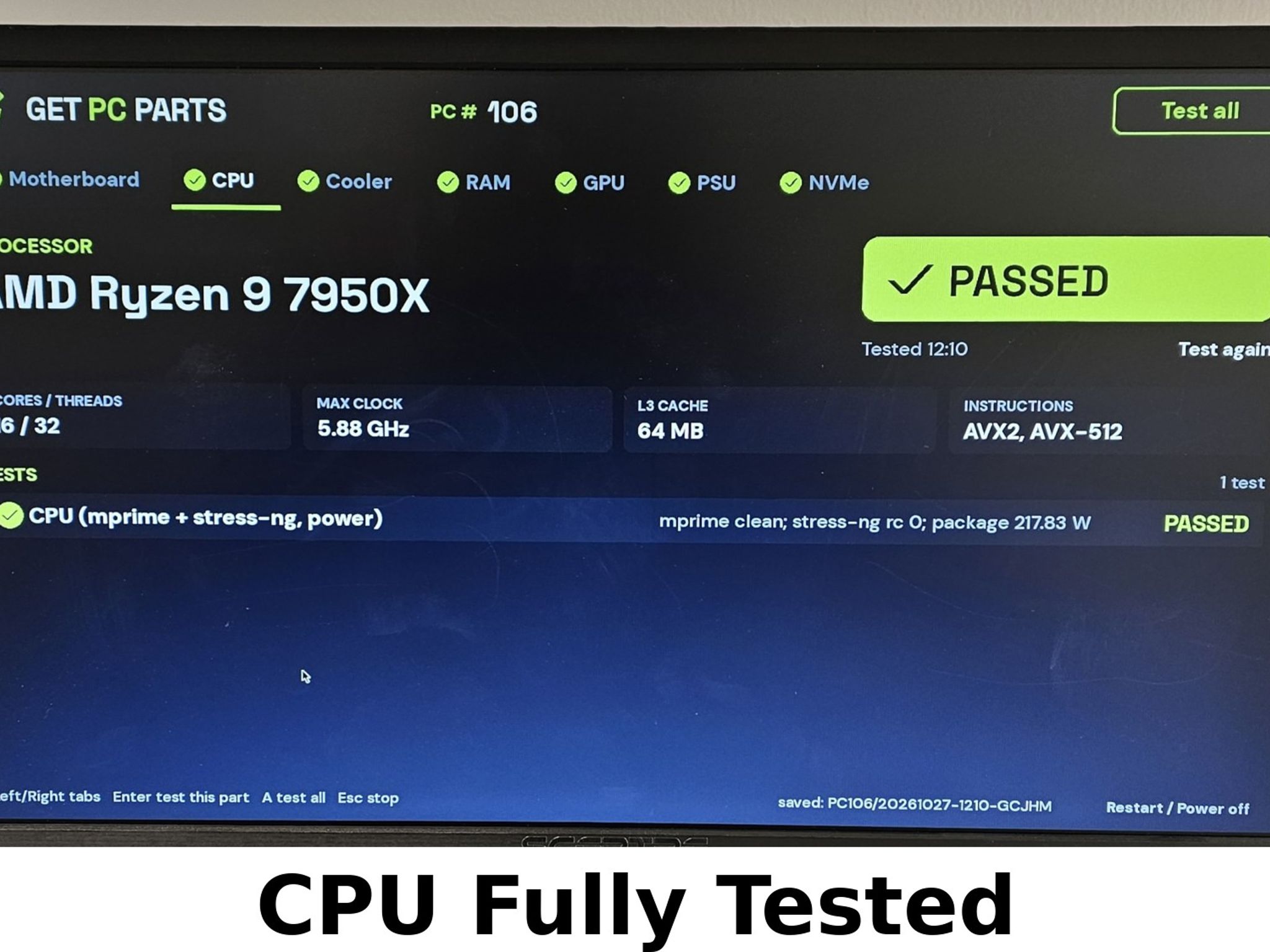AMD Ryzen 9 7950X AM5