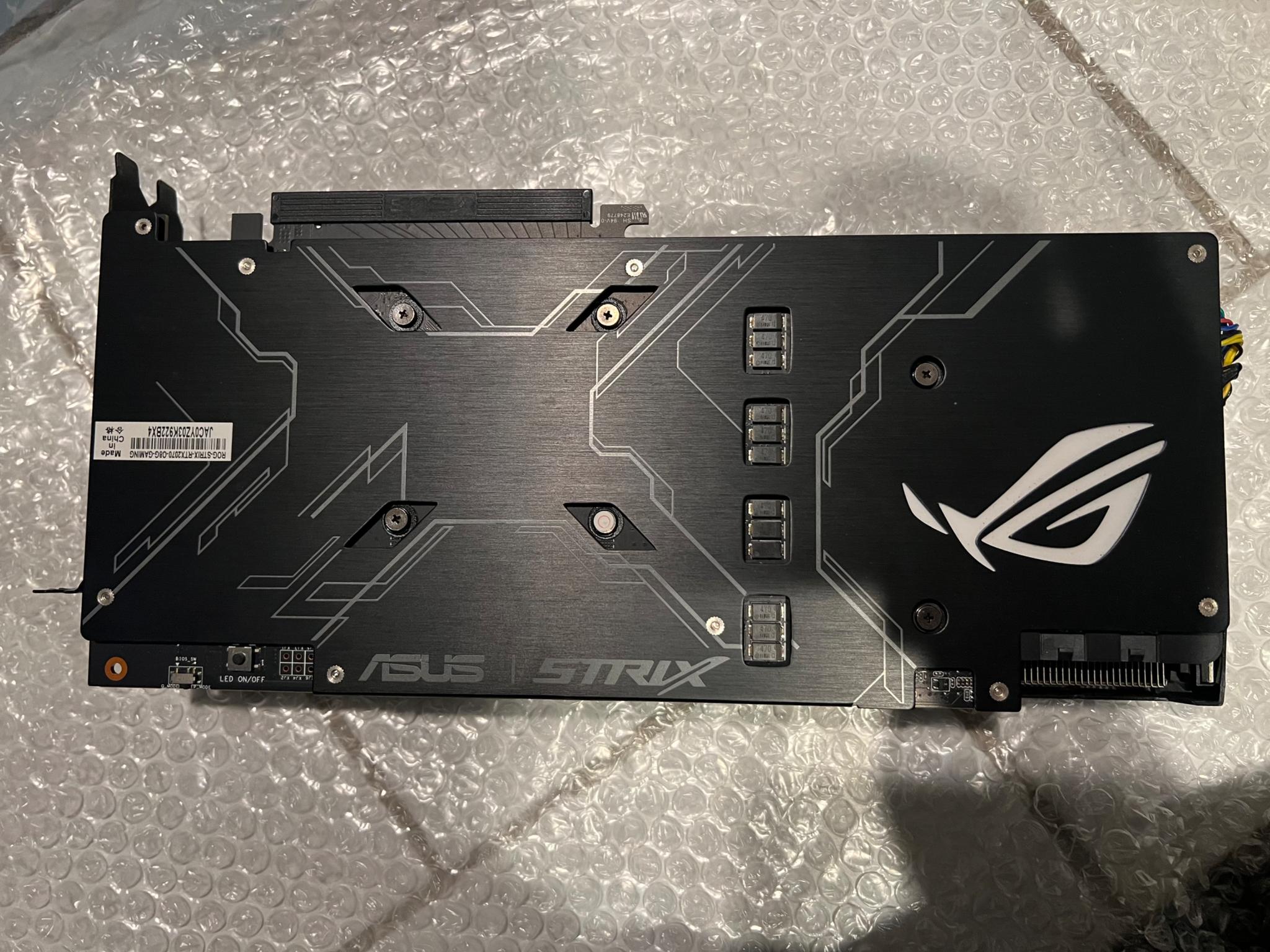 ASUS GeForce RTX 2070 ROG Strix Overclocked Triple-Fan 8GB GDDR6 PCIe 3.0 Graphics Card