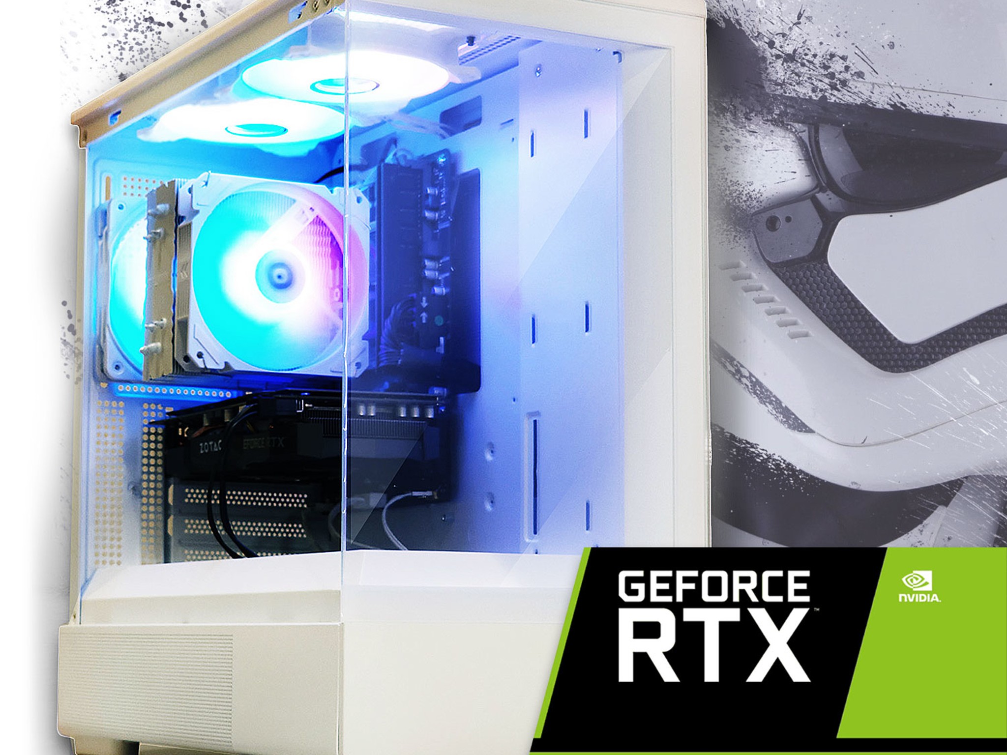 🧊 Pure Performance Gaming PC | RTX 2060, RYZEN 5 2600, 16GB DDR4, 512GB M.2 + 500GB HDD, WIFI & BT