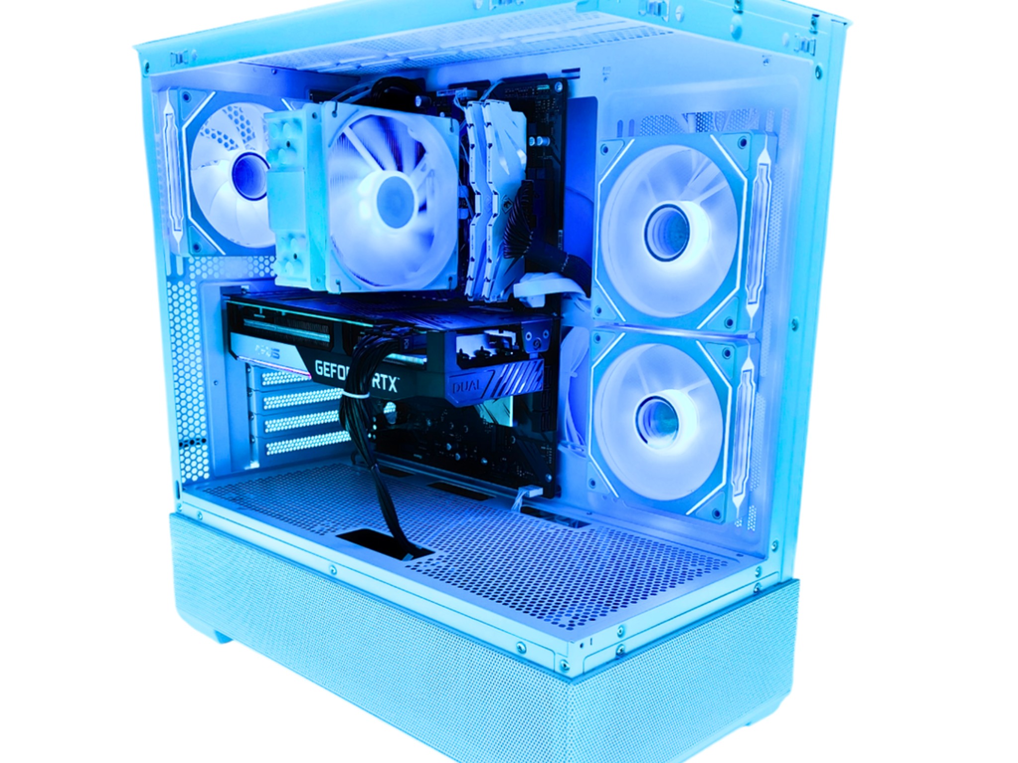 🏔Icewave❄️: RTX 3070 | Ryzen 5600 | 16GB DDR4 RAM | 1TB SSD | 4 RGB Fans | White RGB Gaming PC
