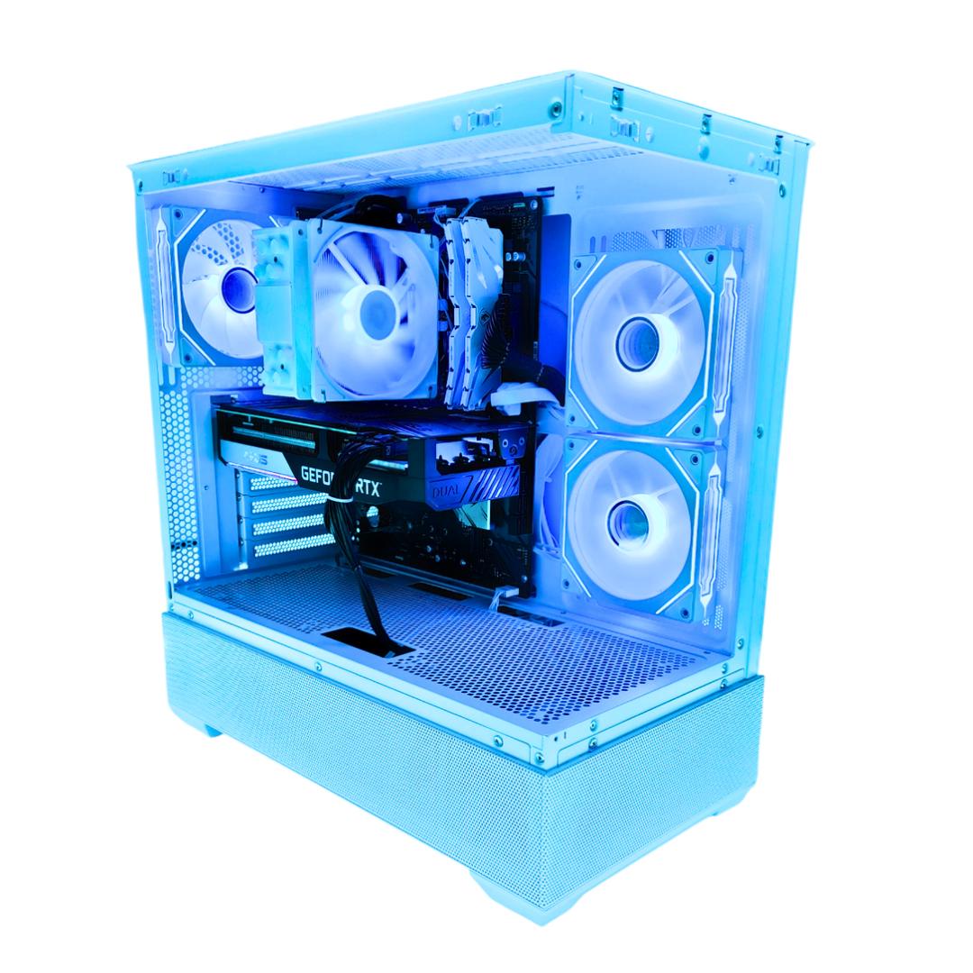 🏔Icewave❄️: RTX 3070 | Ryzen 5600 | 16GB DDR4 RAM | 1TB SSD | 4 RGB Fans | White RGB Gaming PC